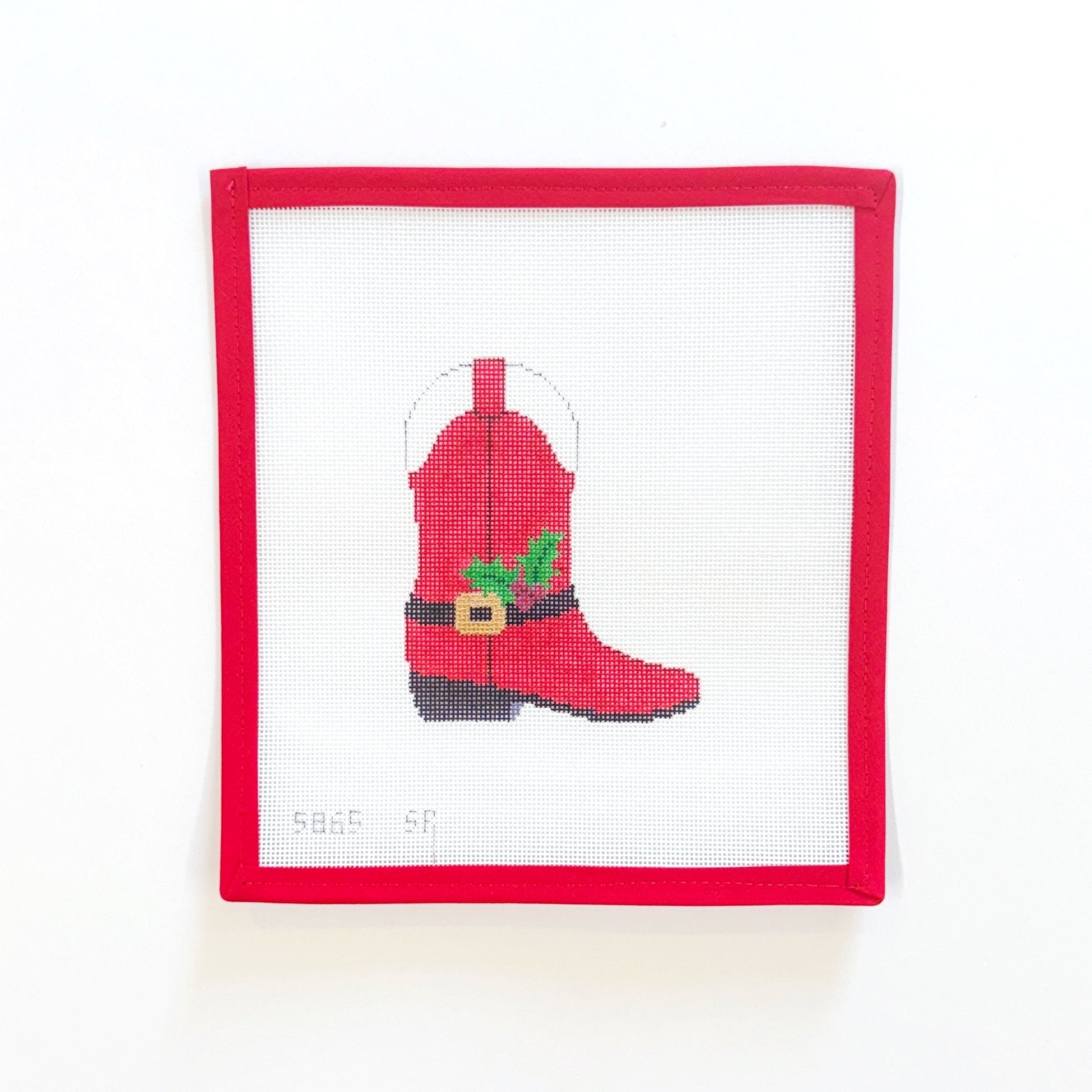 Santa Suit BootSusan RobertsCanvasThe Red Thread Atelier