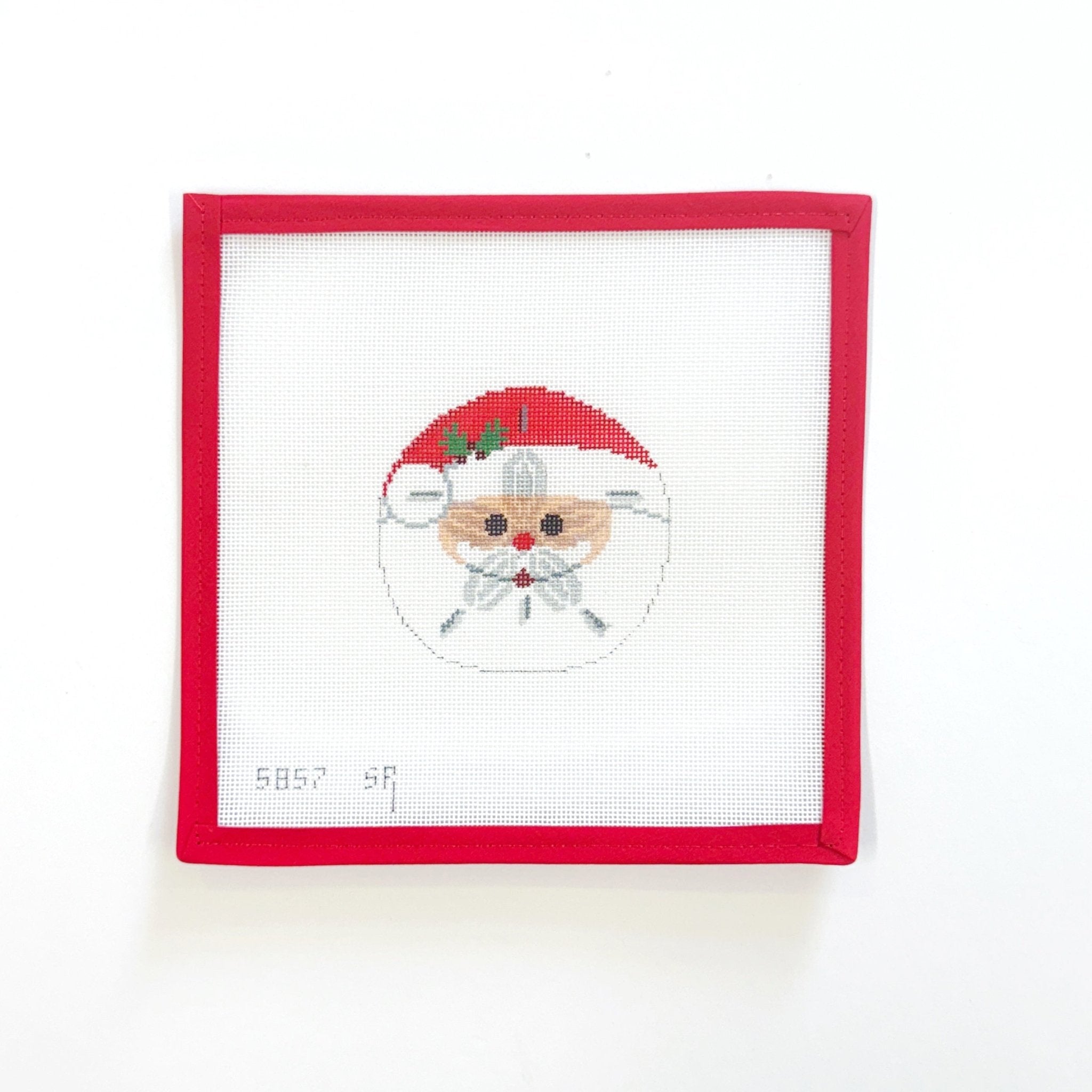 Santa Sand DollarSusan RobertsCanvasThe Red Thread Atelier