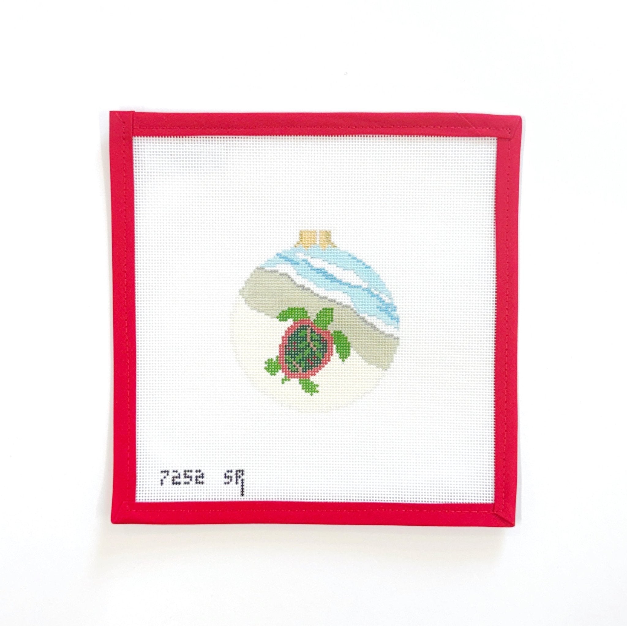 Christmas TurtleSusan RobertsCanvasThe Red Thread Atelier