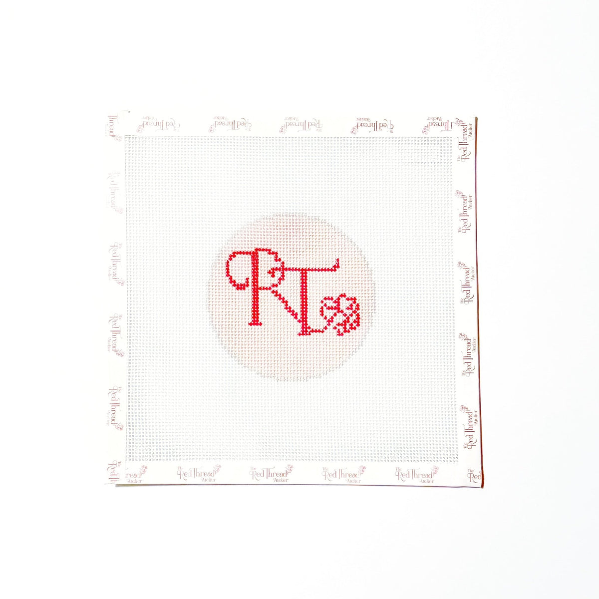 Red Thread Logo OrnamentThe Red Thread AtelierCanvasThe Red Thread Atelier