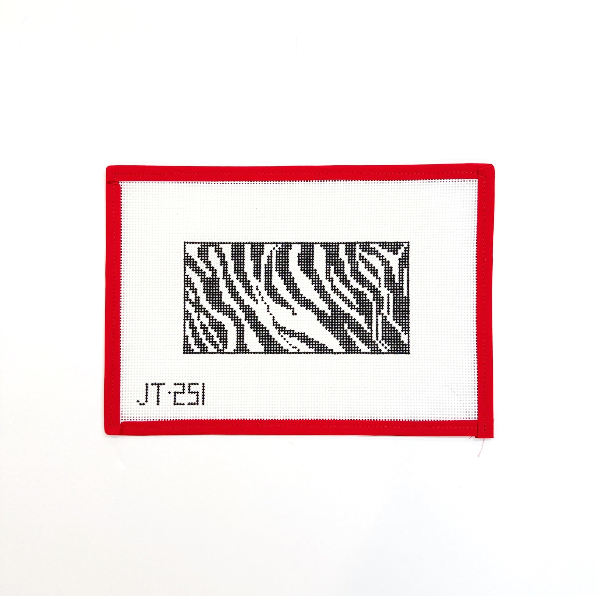 Zebra 3" x 6"Pip & RooCanvasThe Red Thread Atelier