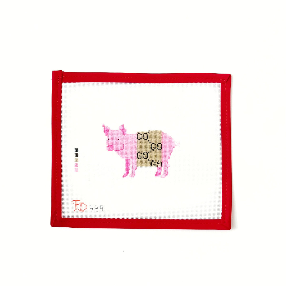 Pig in a GG BlanketFroopy DesignsCanvasThe Red Thread Atelier