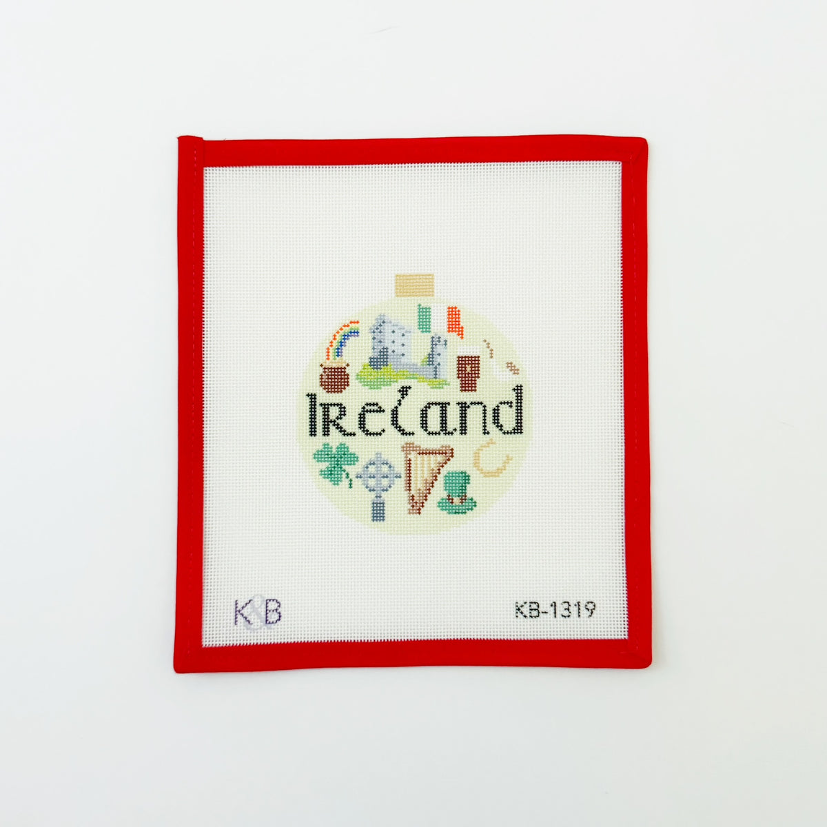 Travel Round - IrelandBradley NeedlepointCanvasThe Red Thread Atelier