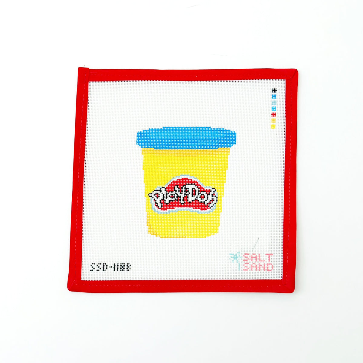 Play-Doh BlueSalt & SandCanvasThe Red Thread Atelier