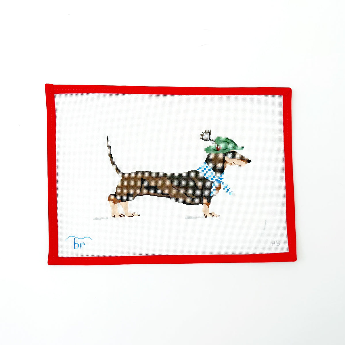 Dackel (Dachshund)Blue Ridge StitcheryCanvasThe Red Thread Atelier