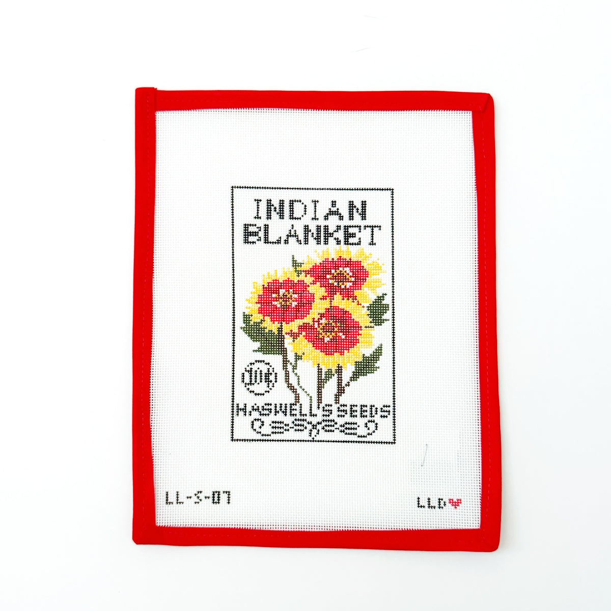Indian Blanket Seed PacketLaura Love DesignsCanvasThe Red Thread Atelier