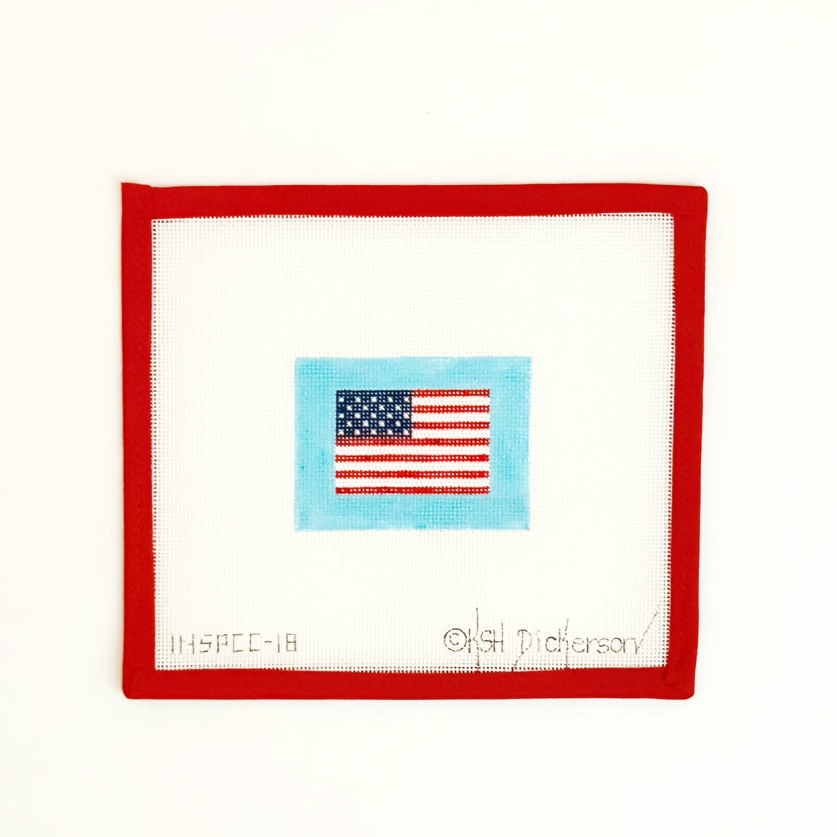 Credit Card Case Insert - American Flag on Sky