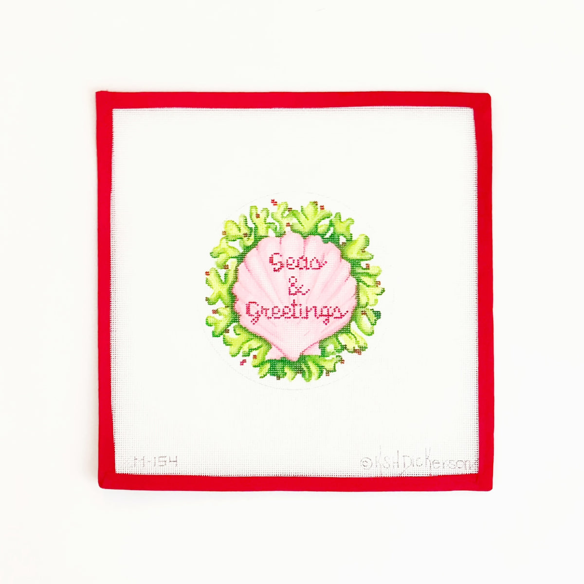 Seas & Greetings - Pink Scallop Ornament
