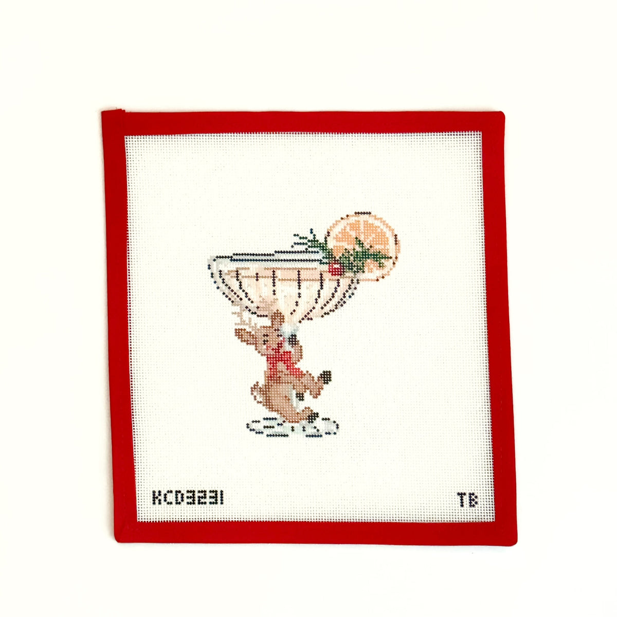 Reindeer with CocktailKCNCanvasThe Red Thread Atelier