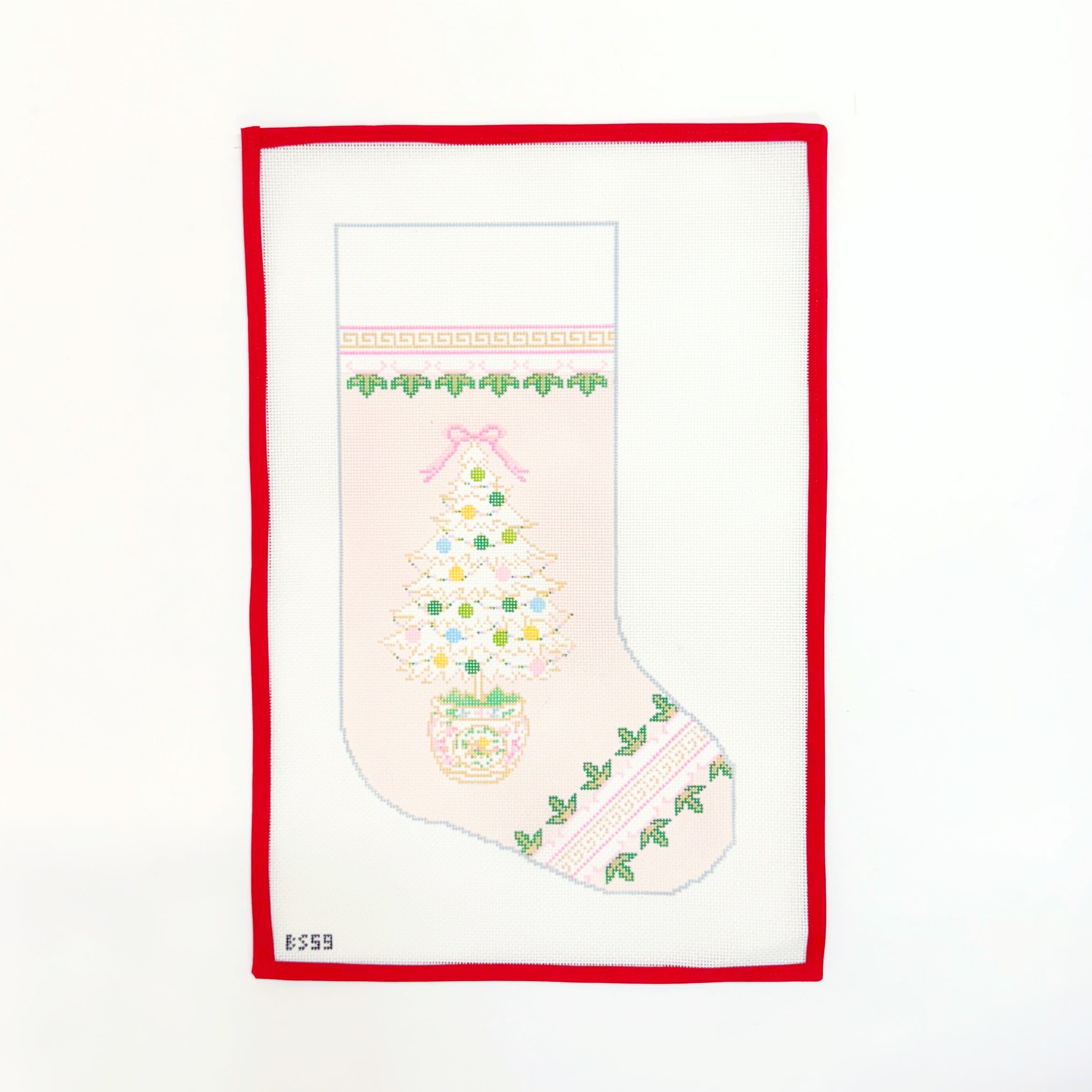 Rose Medallion Stocking
