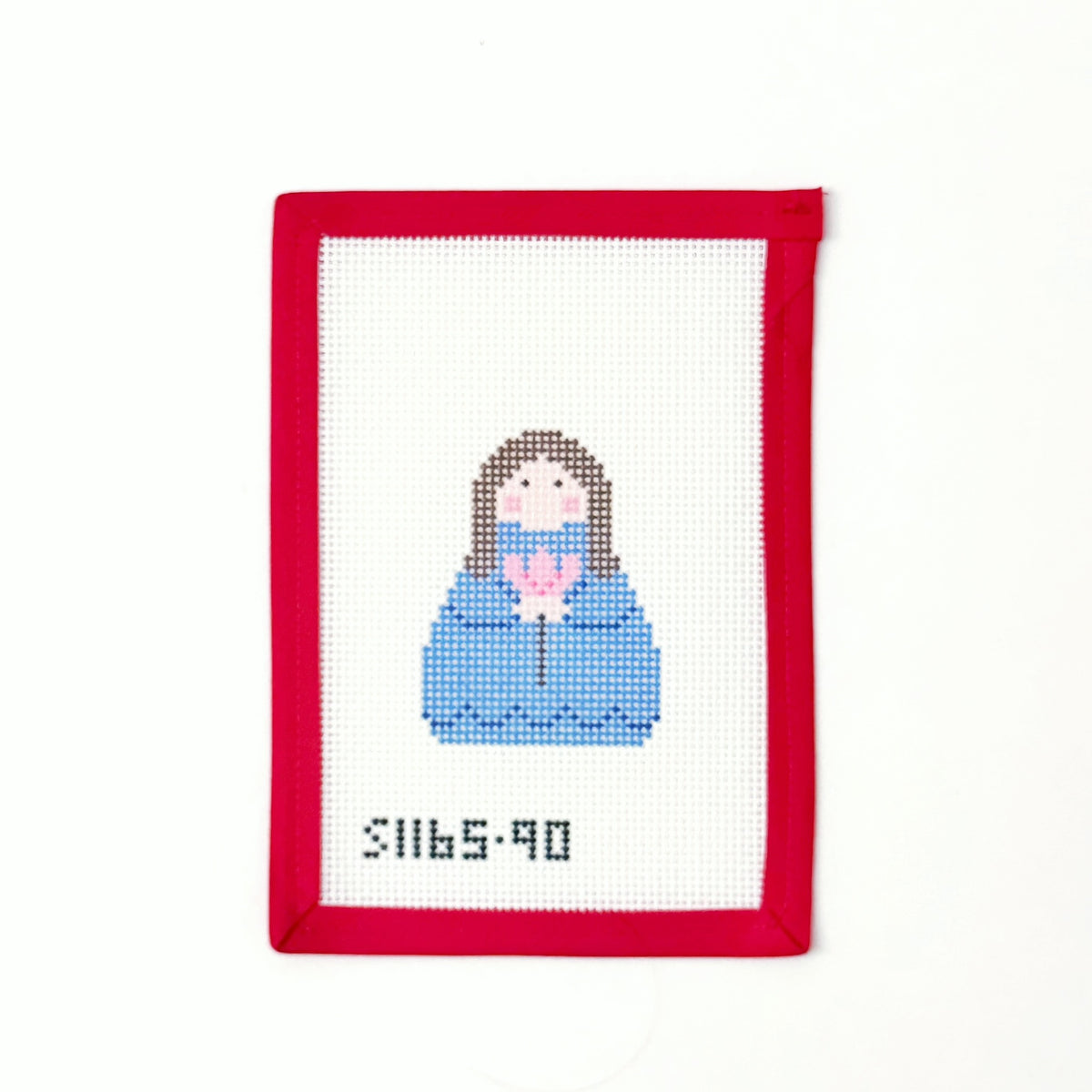 Stitch It - Blue w PeonyKCNCanvasThe Red Thread Atelier