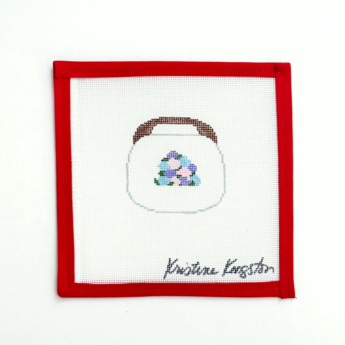 Hydrangea Bermuda BagKristine KingstonCanvasThe Red Thread Atelier
