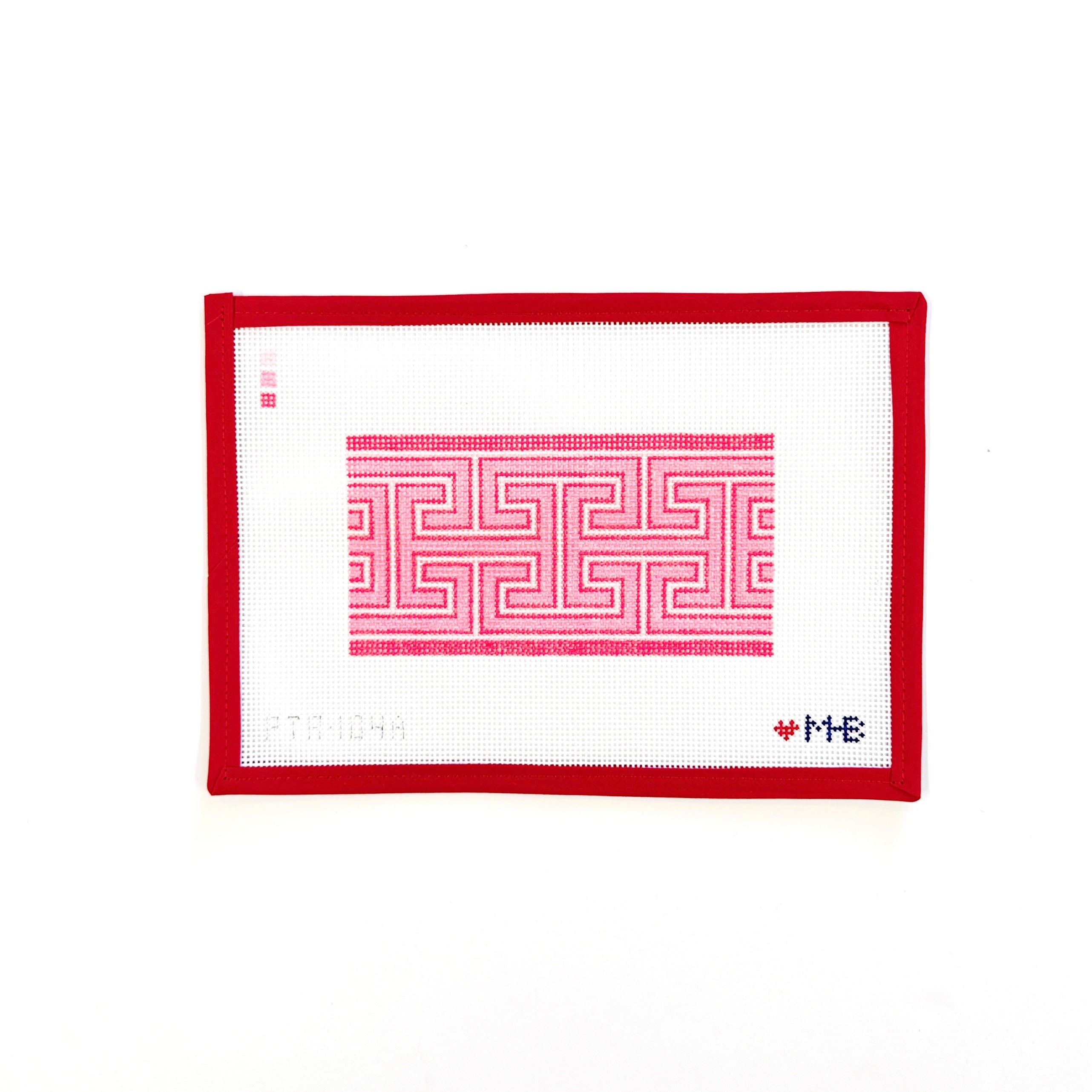 Greek Key Insert - pinks