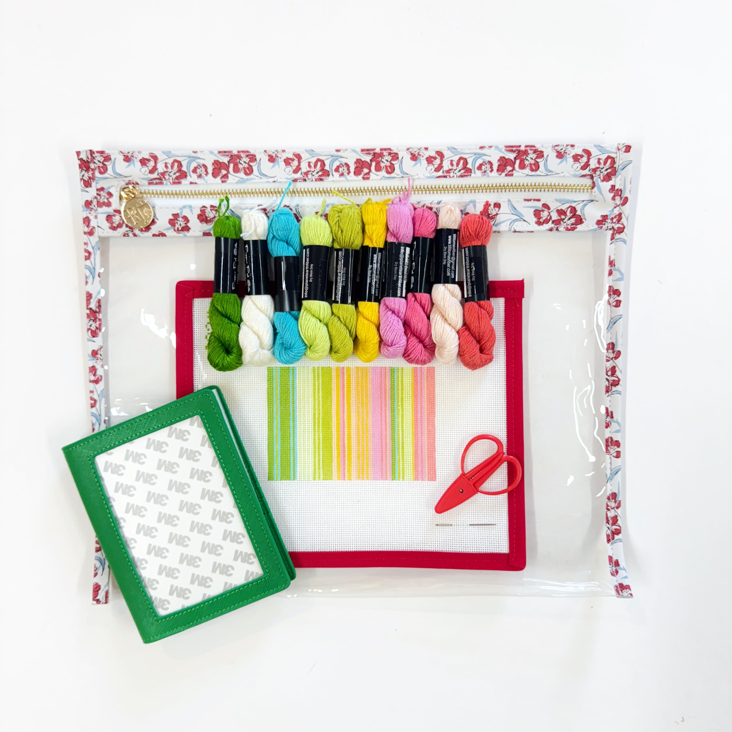 Ultimate Needlepoint Travel Kit - Pastel Stripes Passport