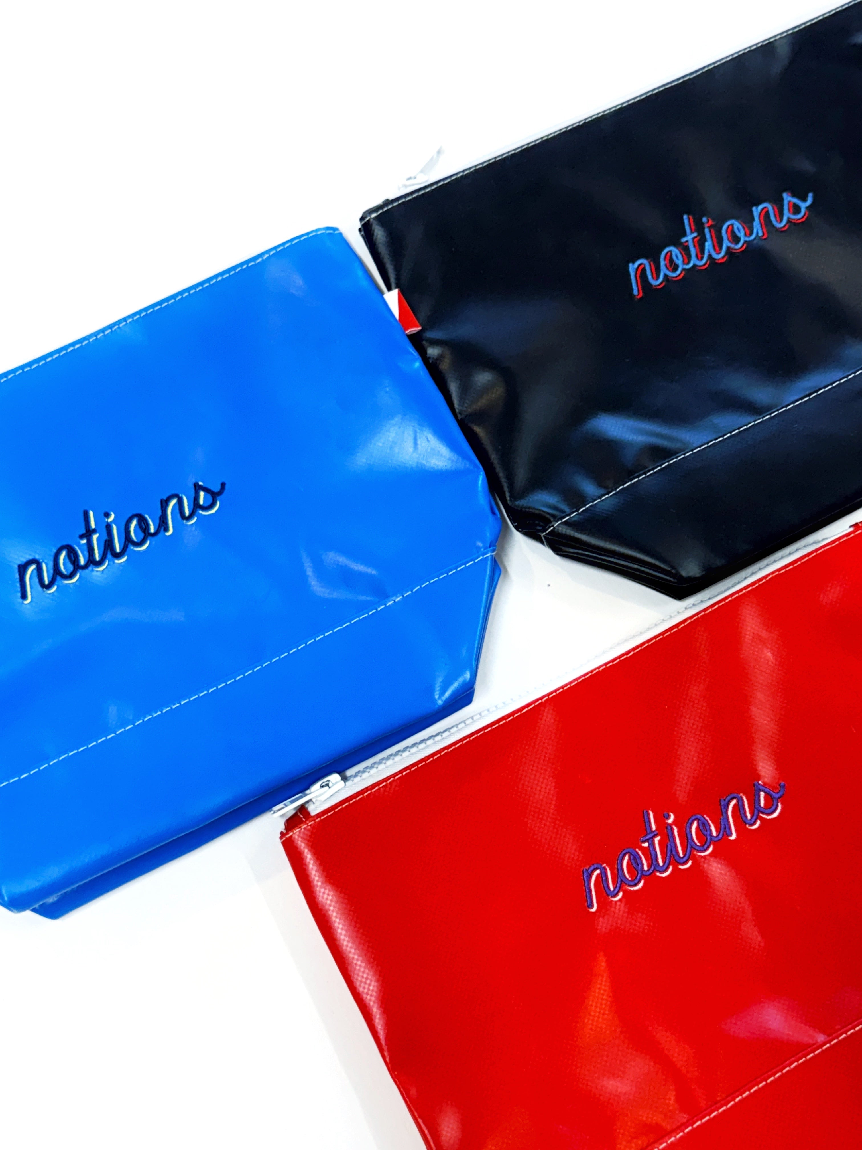 Big Sur Notions Zippered Pouch: Navy