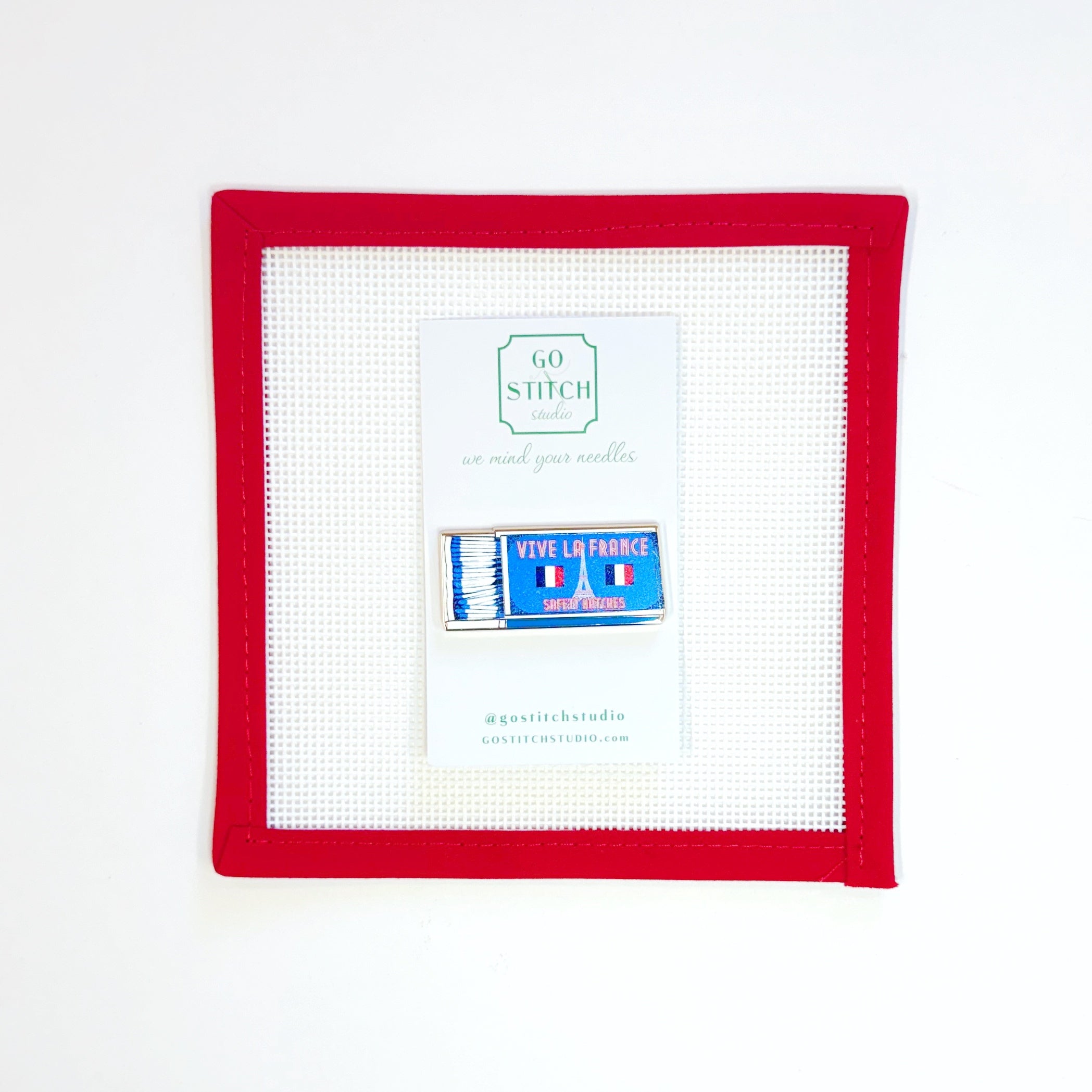 Vive La France Matchbox Needle Minder