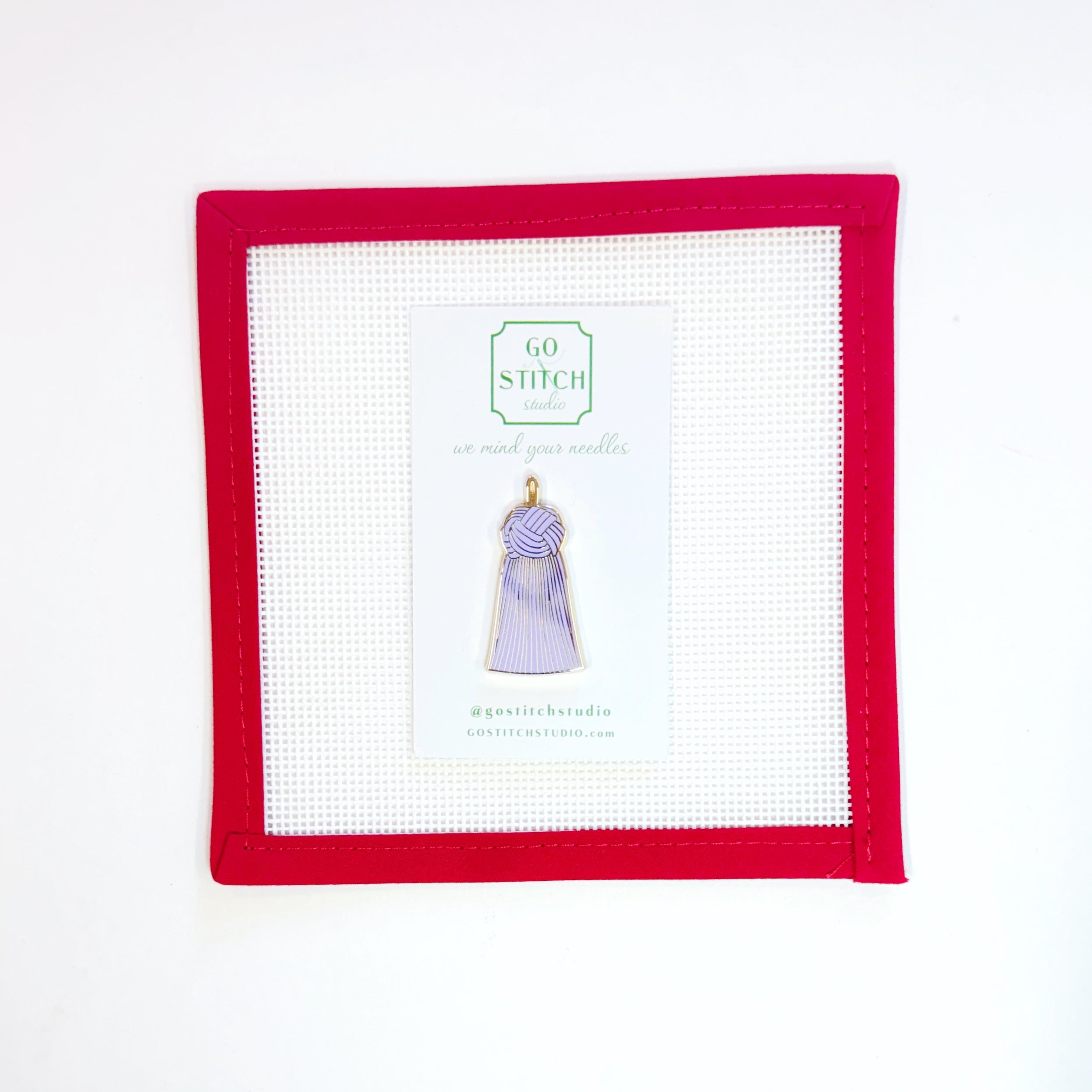 Purple Tassel Needle Minder