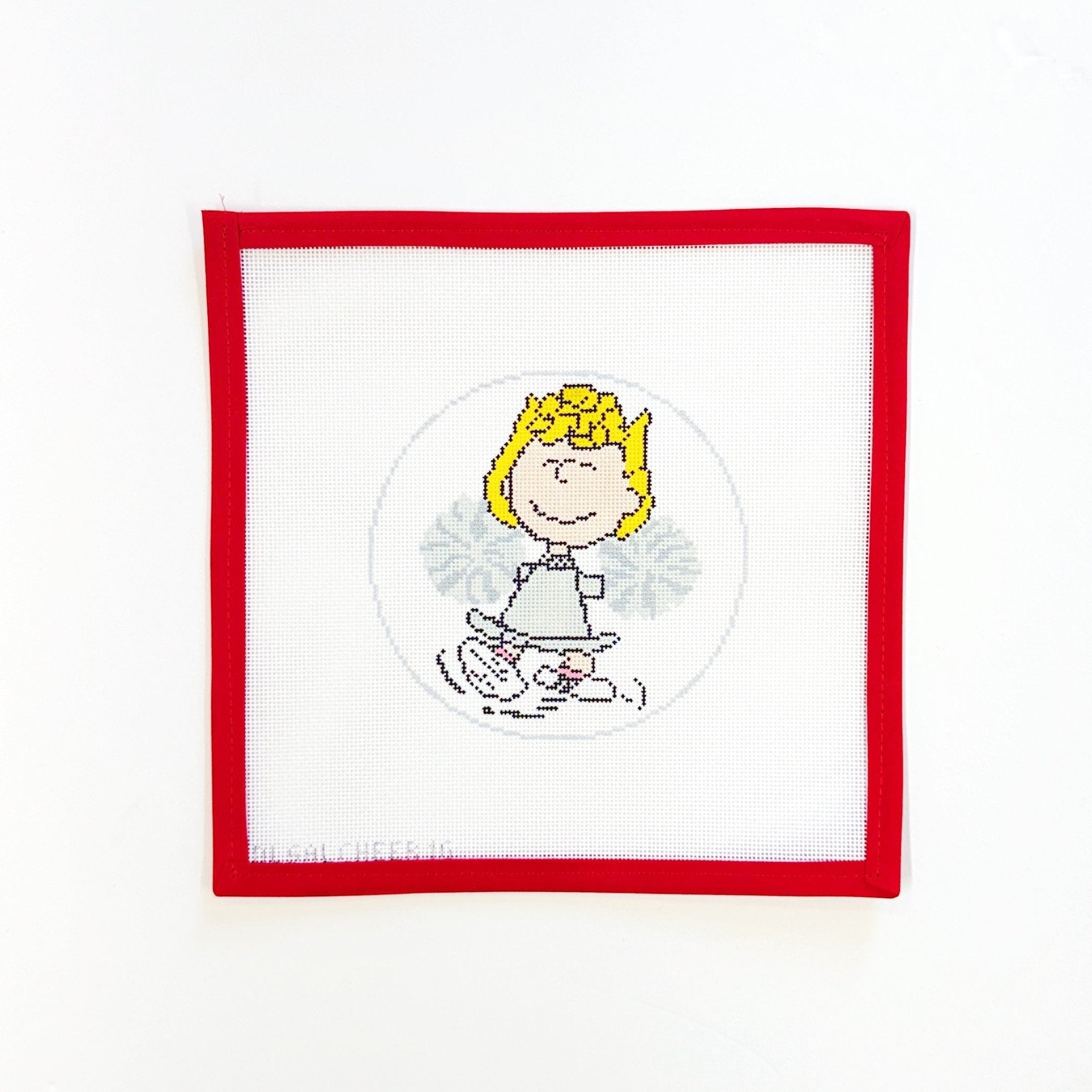 Sally Cheerleader - PeanutsOfficially NeedlepointCanvasThe Red Thread Atelier