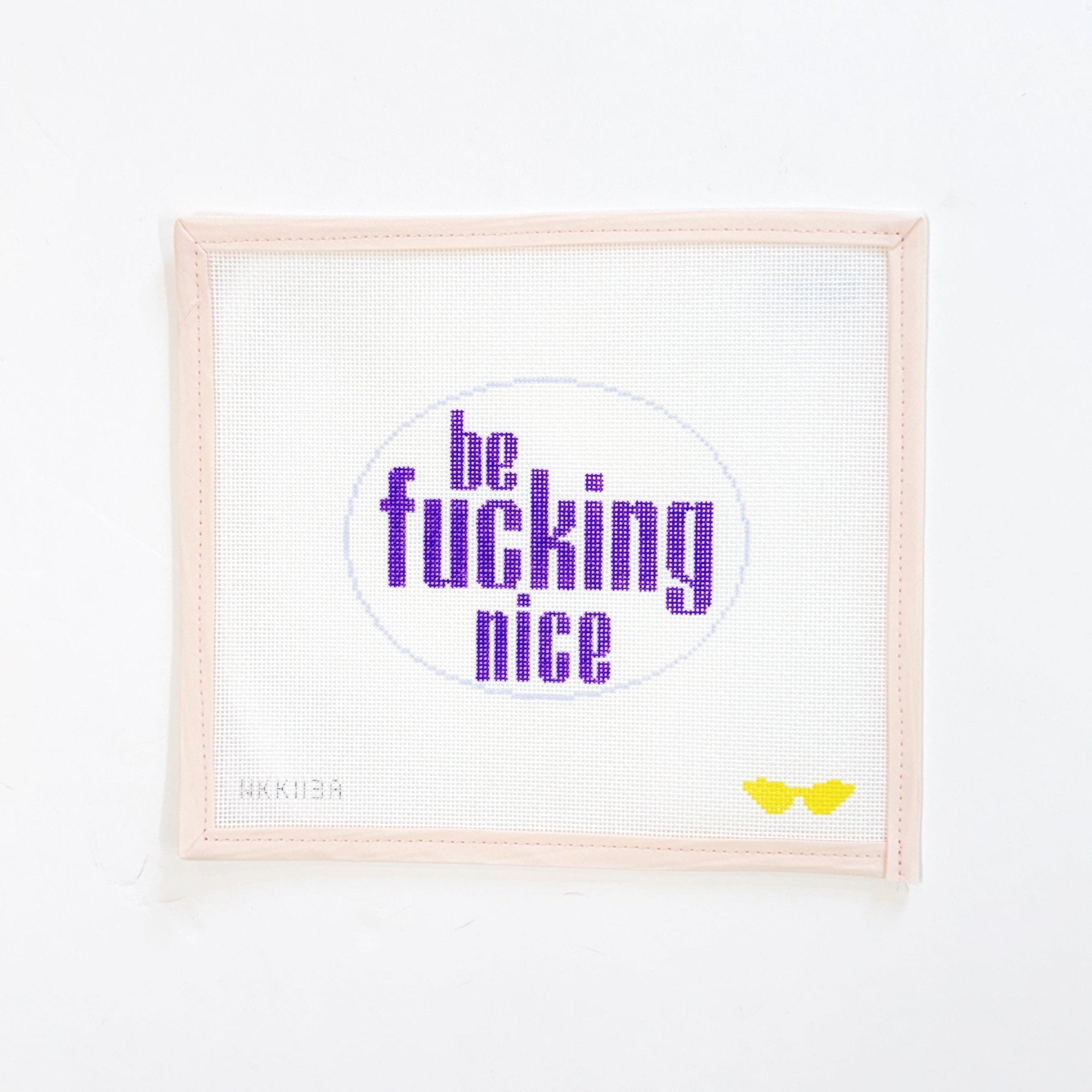 Be NiceAudra NeedlepointCanvasThe Red Thread Atelier