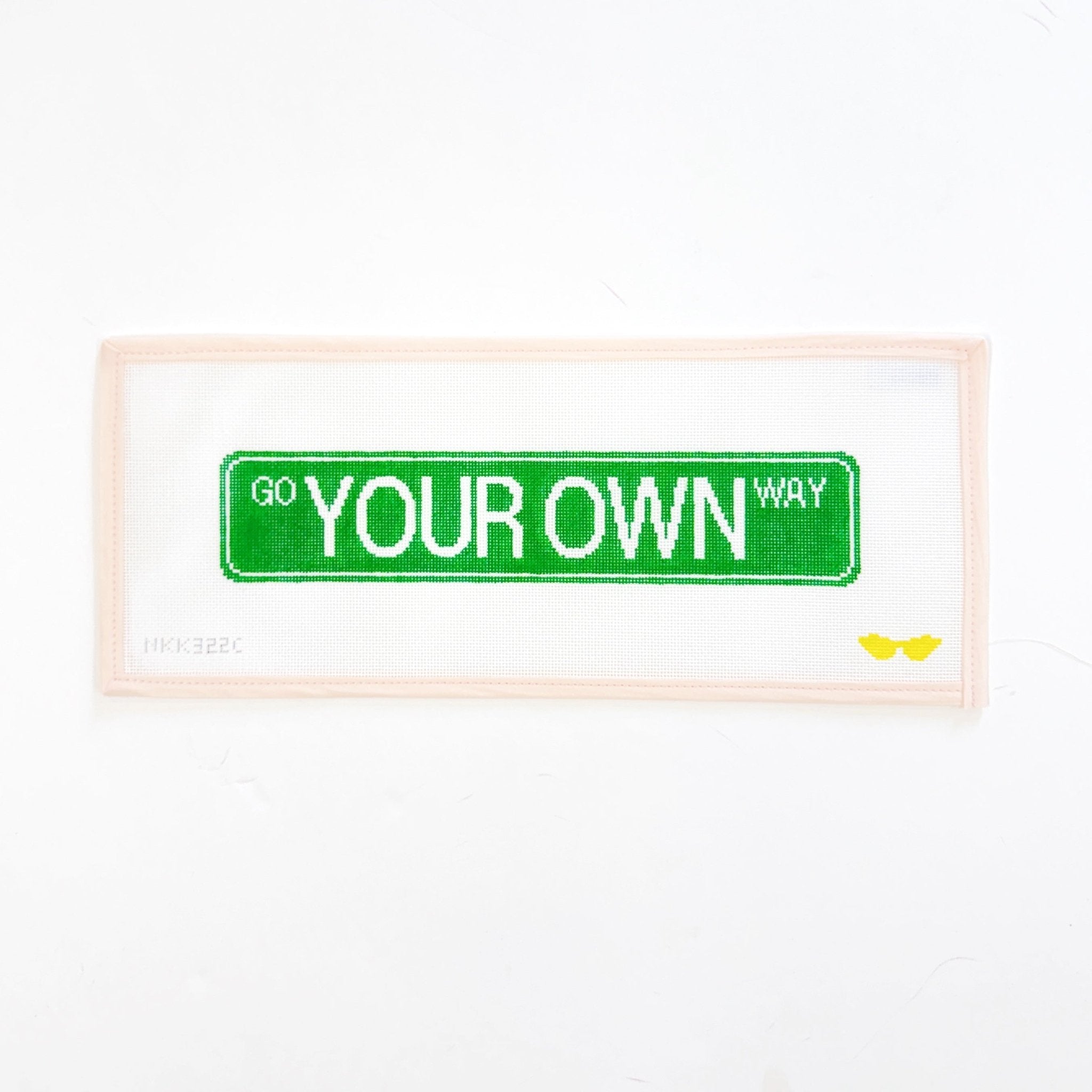 Go Your Own WayAudra NeedlepointCanvasThe Red Thread Atelier