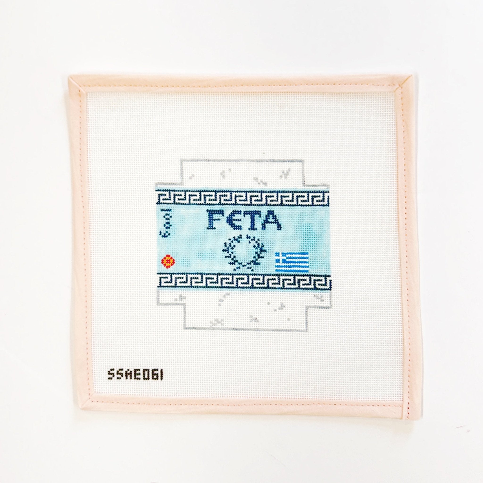 3D Feta CheeseStitch StyleCanvasThe Red Thread Atelier