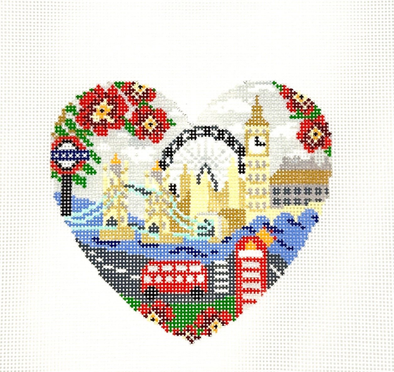 Favorite Places HeartsKCNCanvasThe Red Thread Atelier