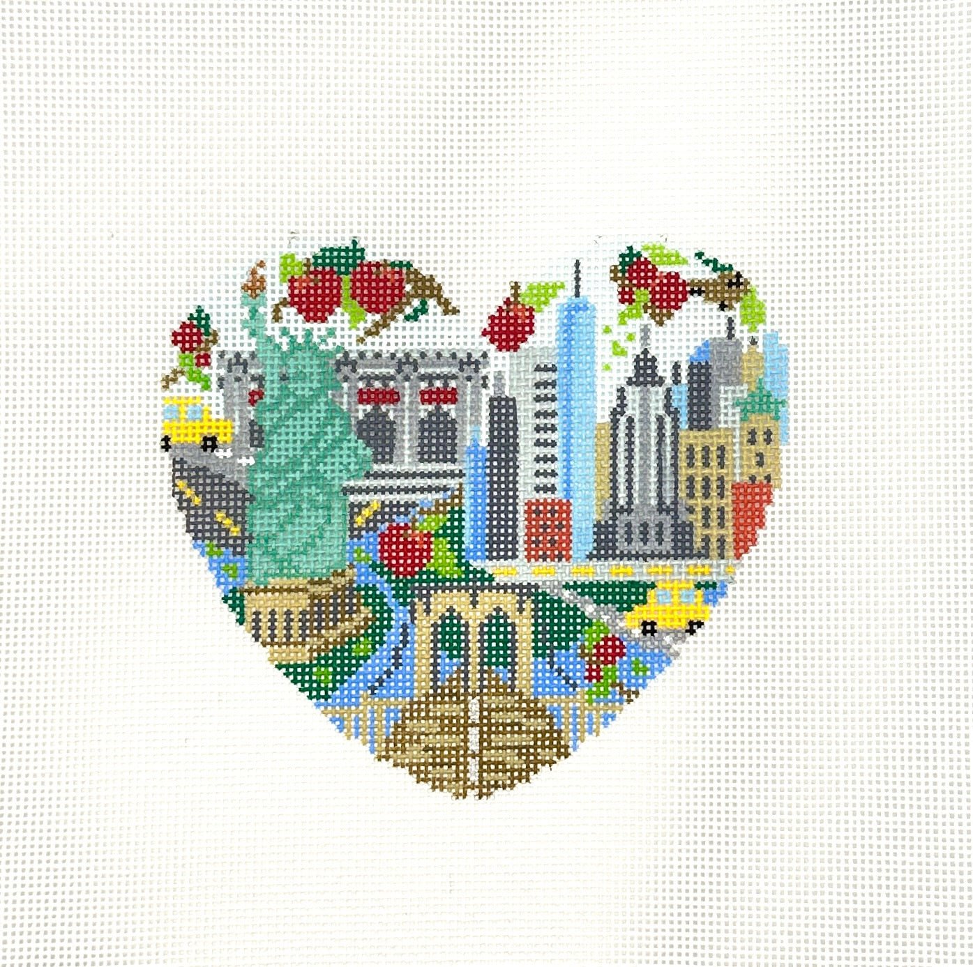 Favorite Places HeartsKCNCanvasThe Red Thread Atelier