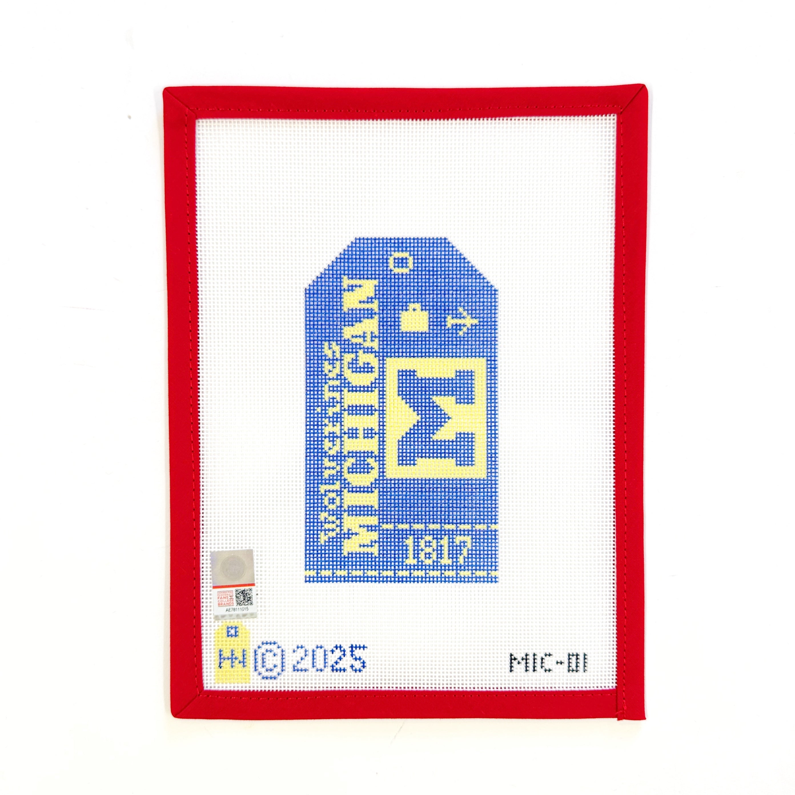 University of Michigan Retro Tag