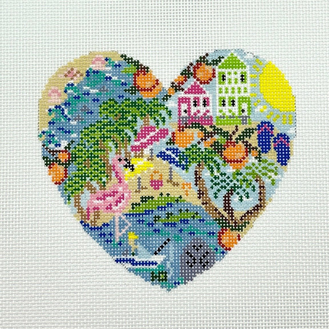 Favorite Places HeartsKCNCanvasThe Red Thread Atelier
