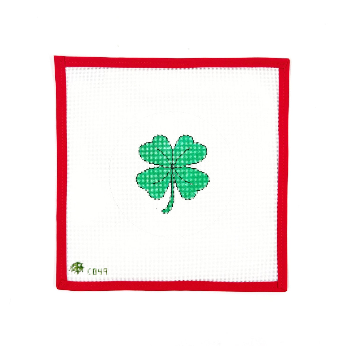 ShamrockElm Tree NeedlepointCanvasThe Red Thread Atelier