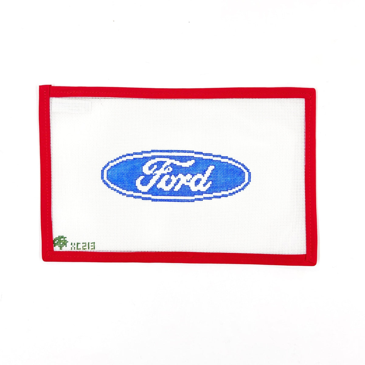 Ford EmblemElm Tree NeedlepointCanvasThe Red Thread Atelier