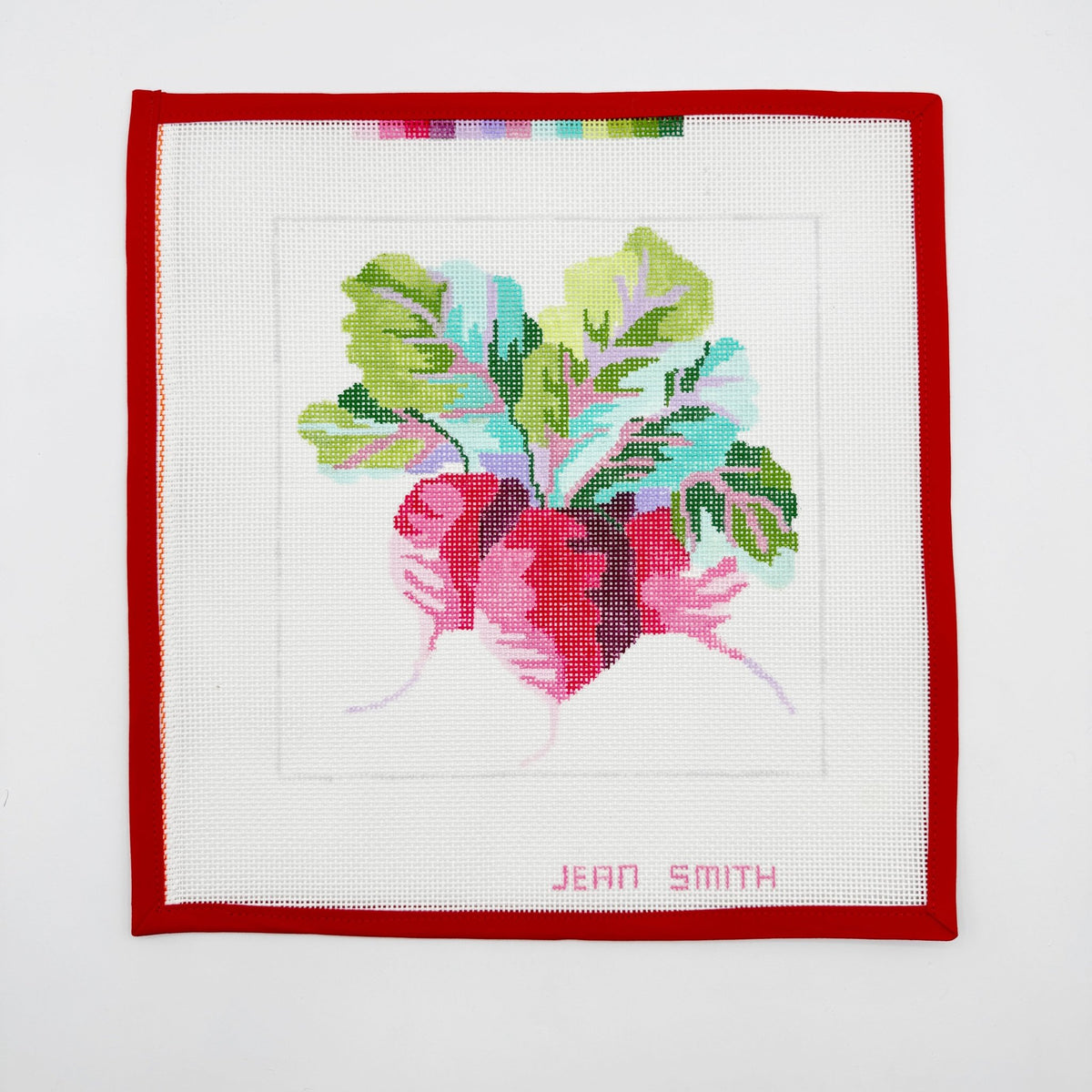 Garden RadishJean SmithCanvasThe Red Thread Atelier