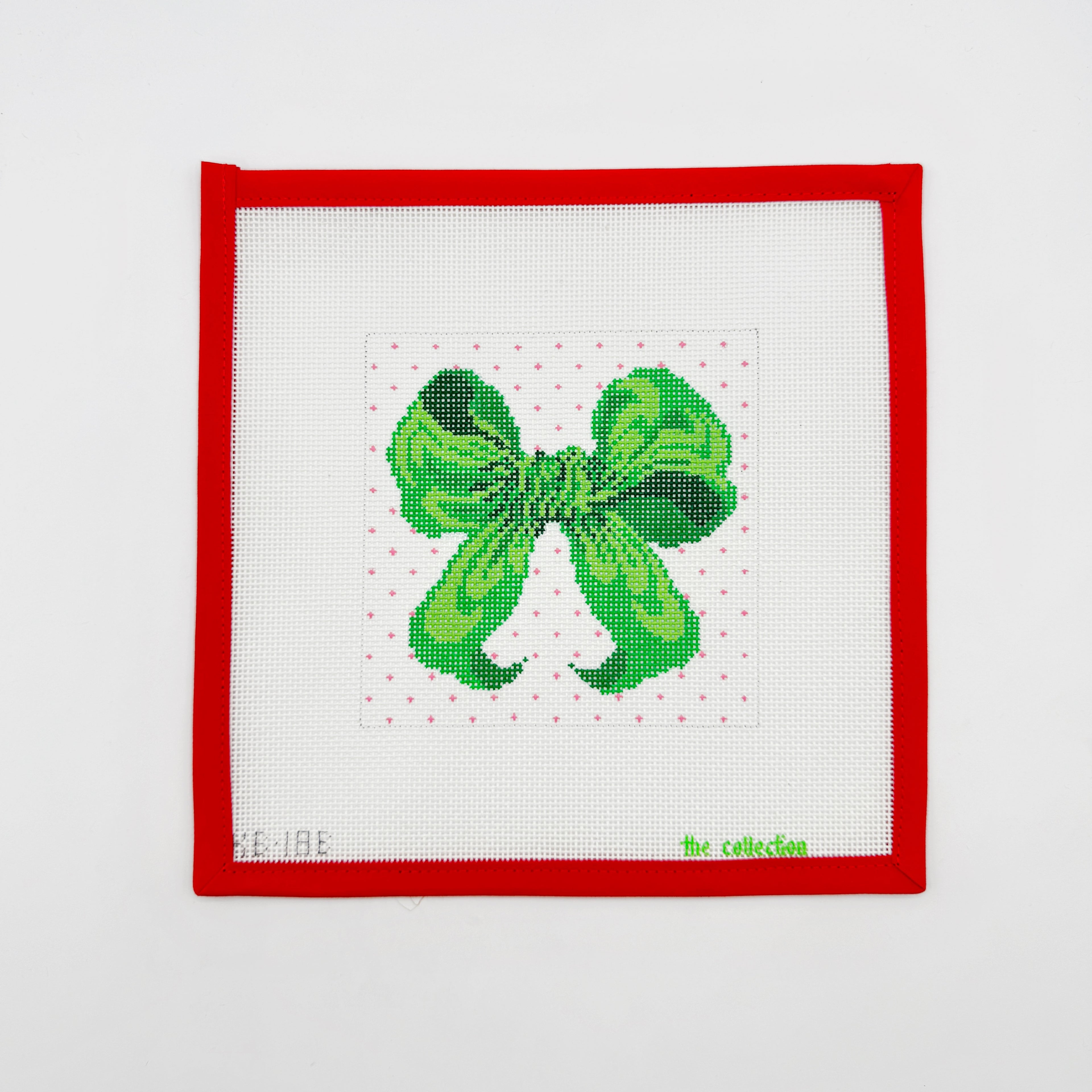 Green Bow - 5" sq.
