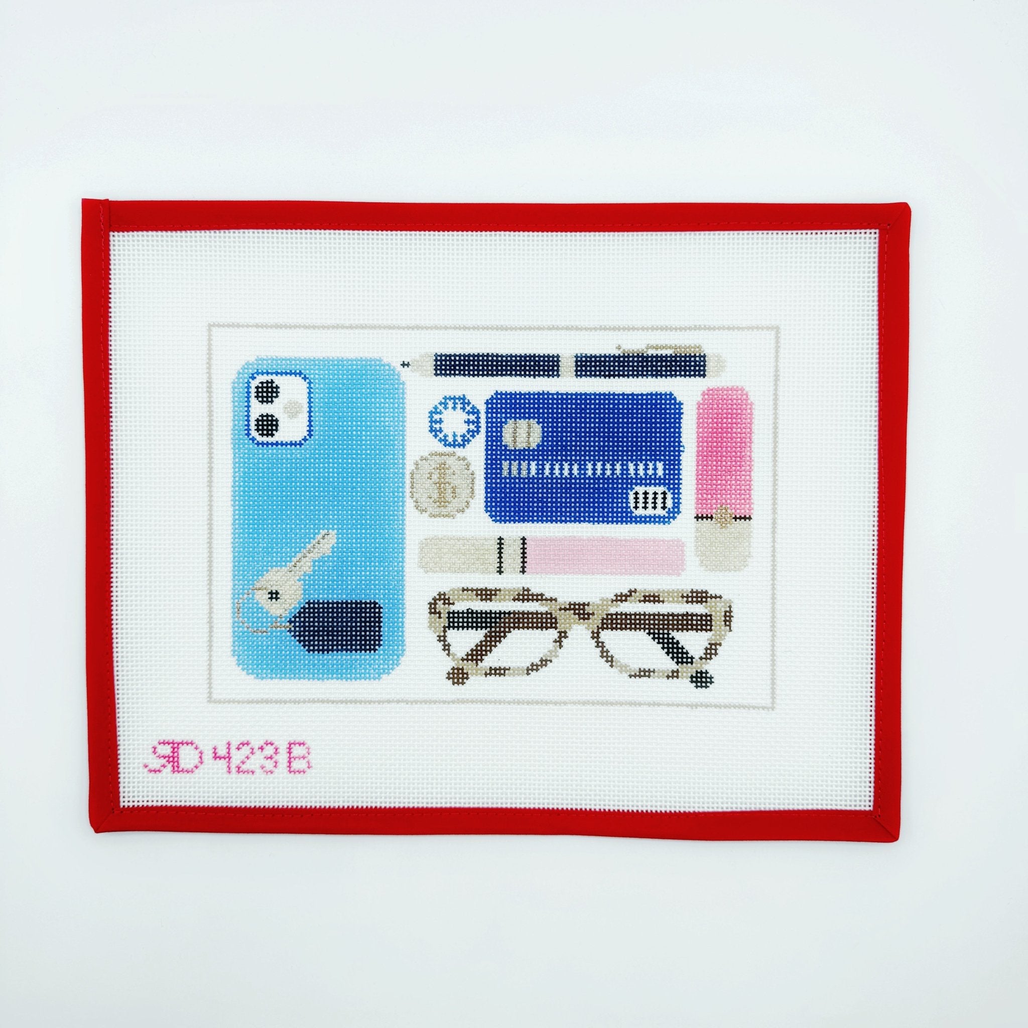 Clutch Content, blue - Valet TrayRachel DonleyCanvasThe Red Thread Atelier