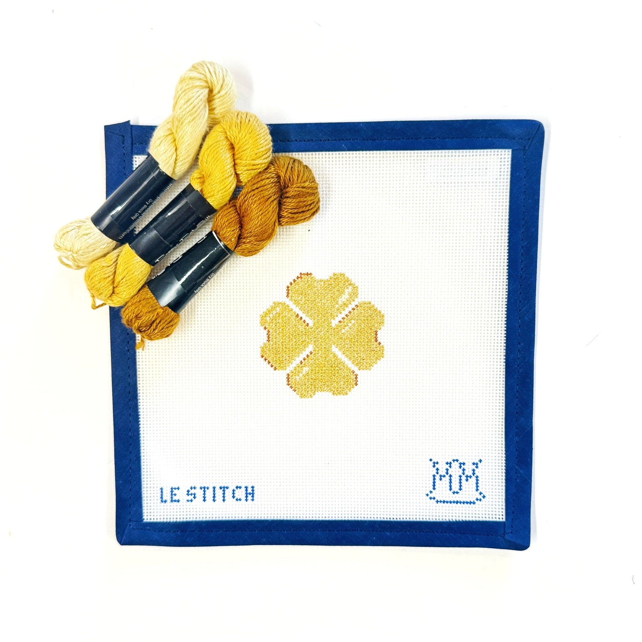 Monogram Mary x Le Stitch - Clover CharmLe StitchCanvasThe Red Thread Atelier