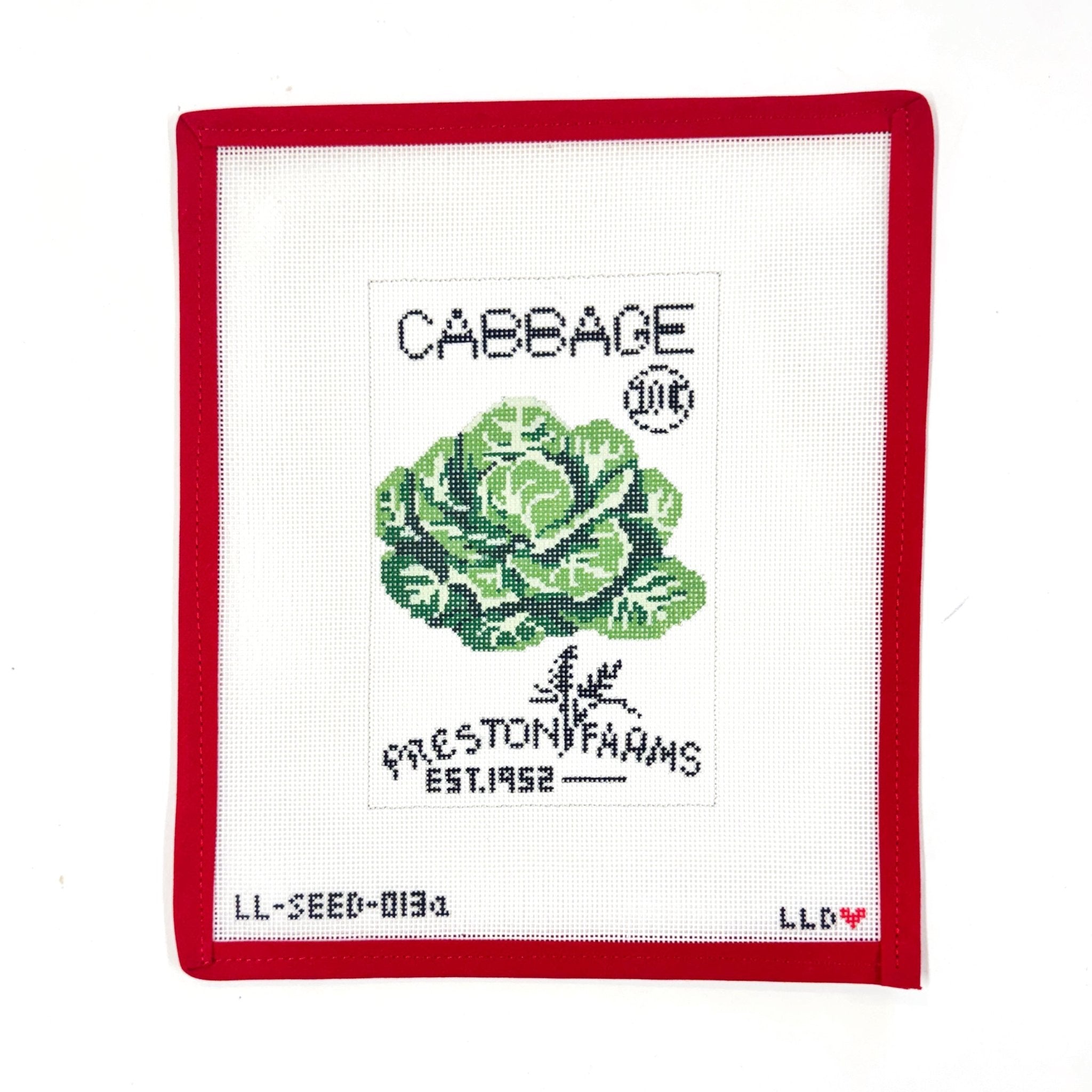Cabbage Seed PacketLaura Love DesignsCanvasThe Red Thread Atelier