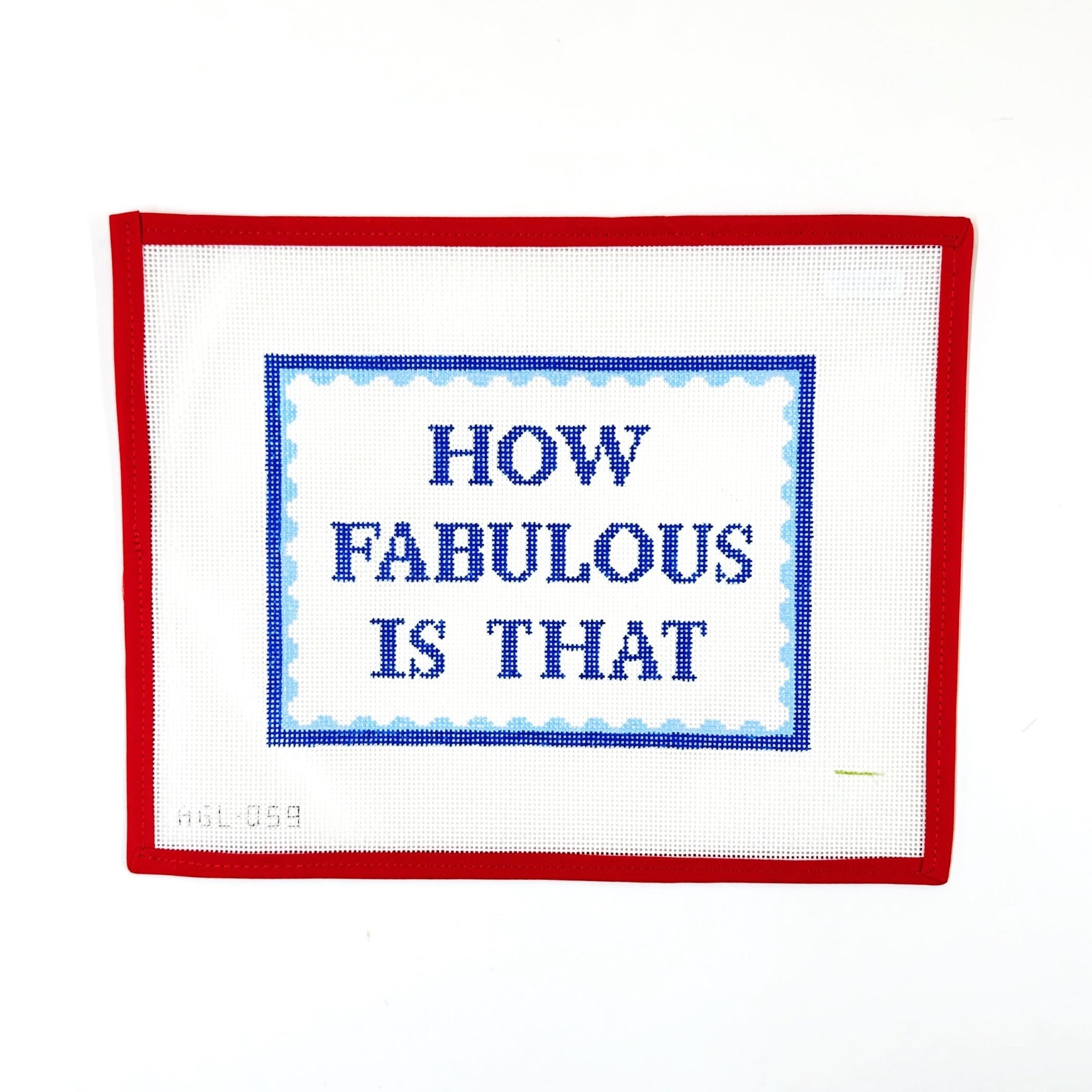How Fabulous Is ThatDogwood NeedlepointCanvasThe Red Thread Atelier