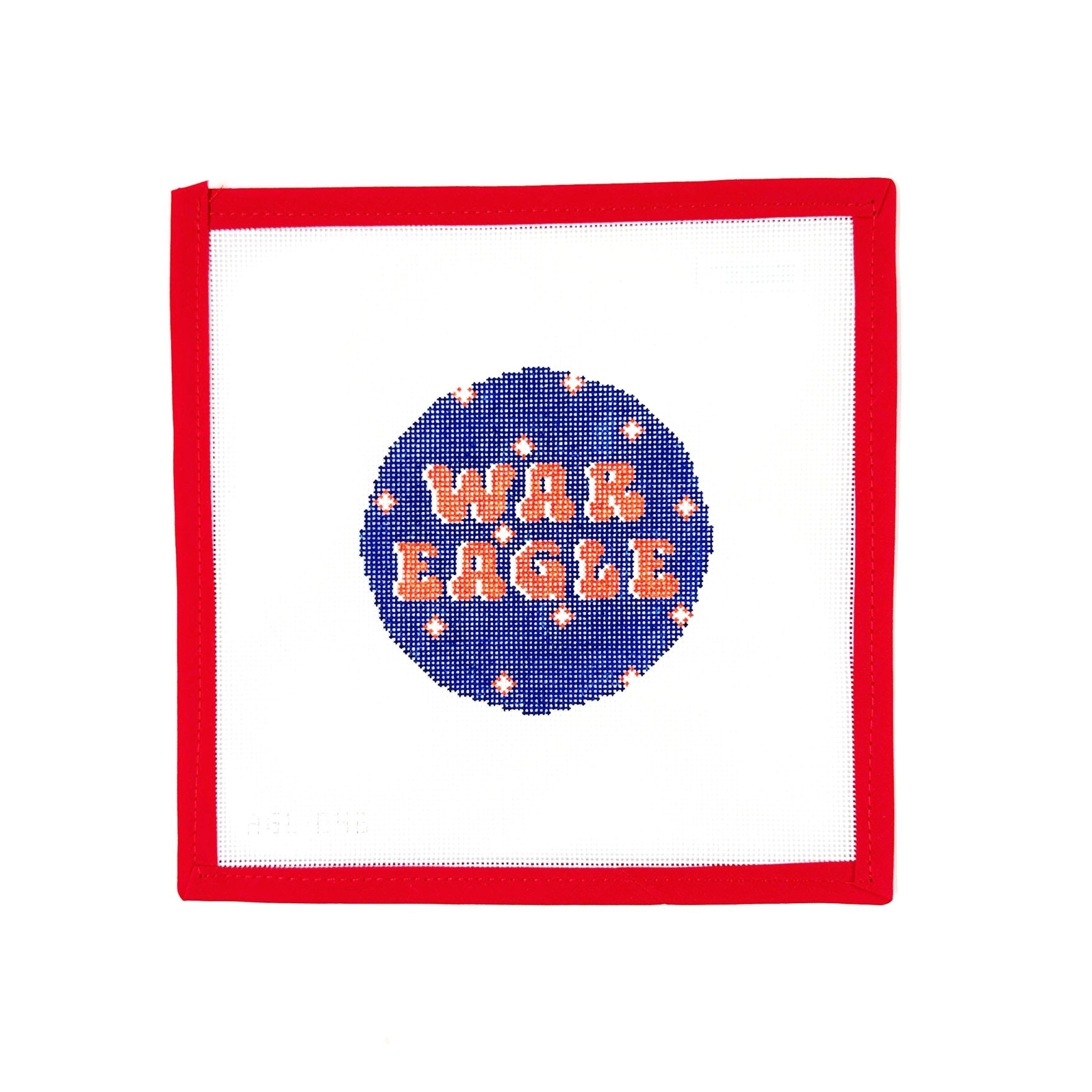 War Eagle - AuburnDogwood NeedlepointCanvasThe Red Thread Atelier