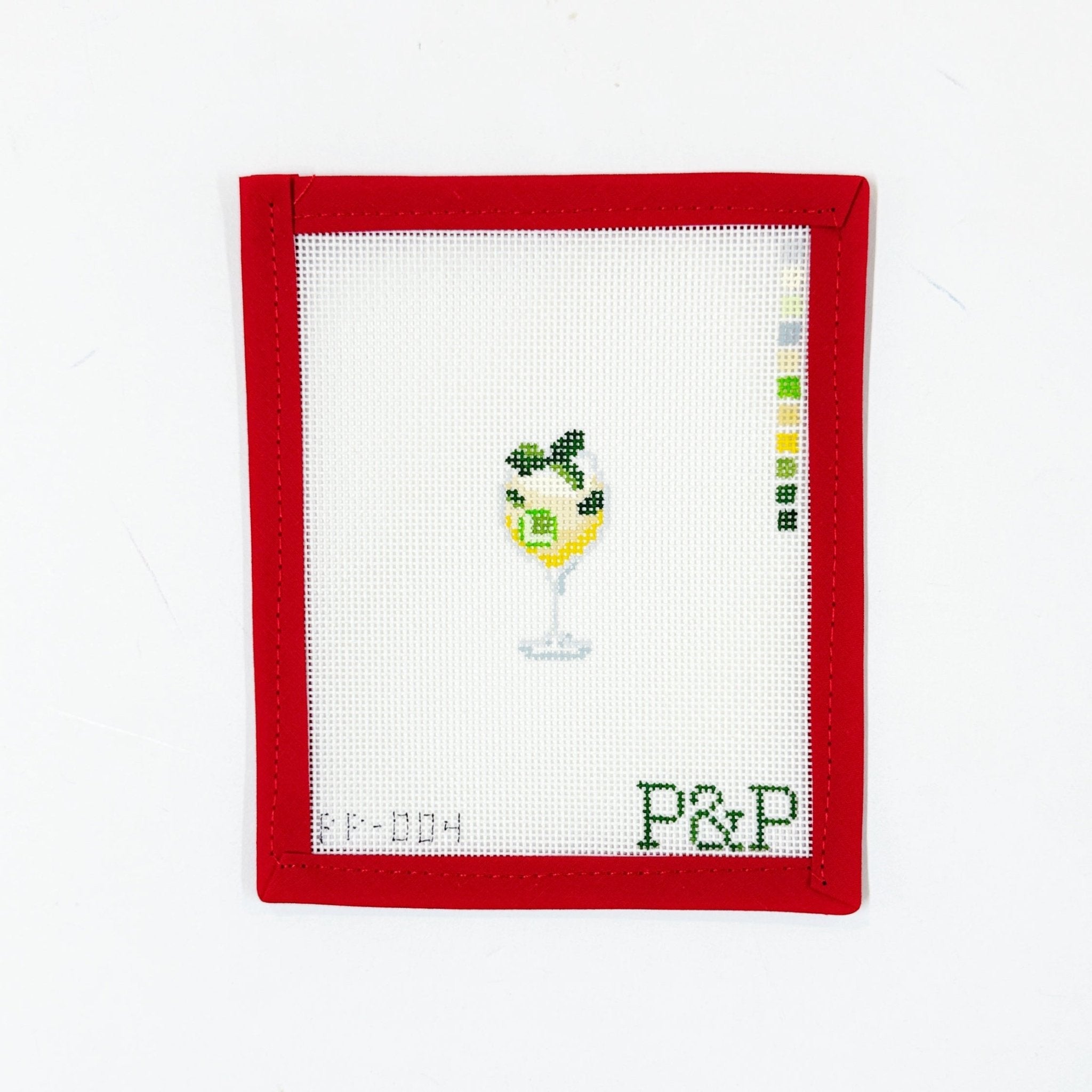 Hugo Spritz microDogwood NeedlepointCanvasThe Red Thread Atelier