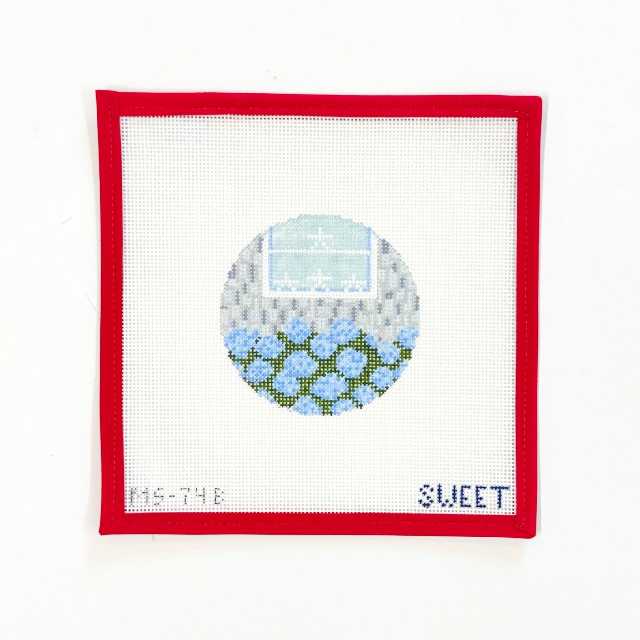 Shingles & Stars - blueGingham StitcheryCanvasThe Red Thread Atelier