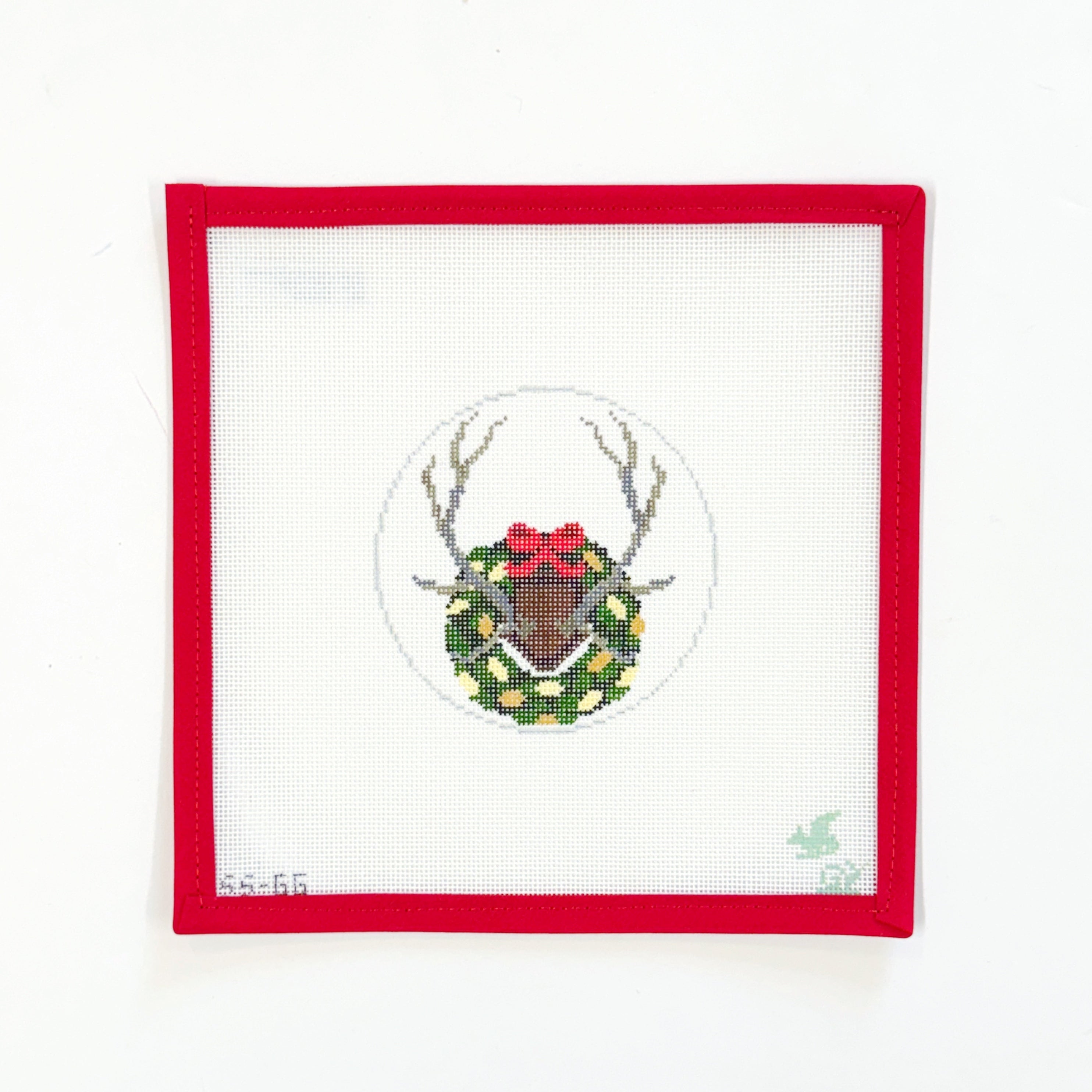 Elk Antlers w Magnolia Wreath