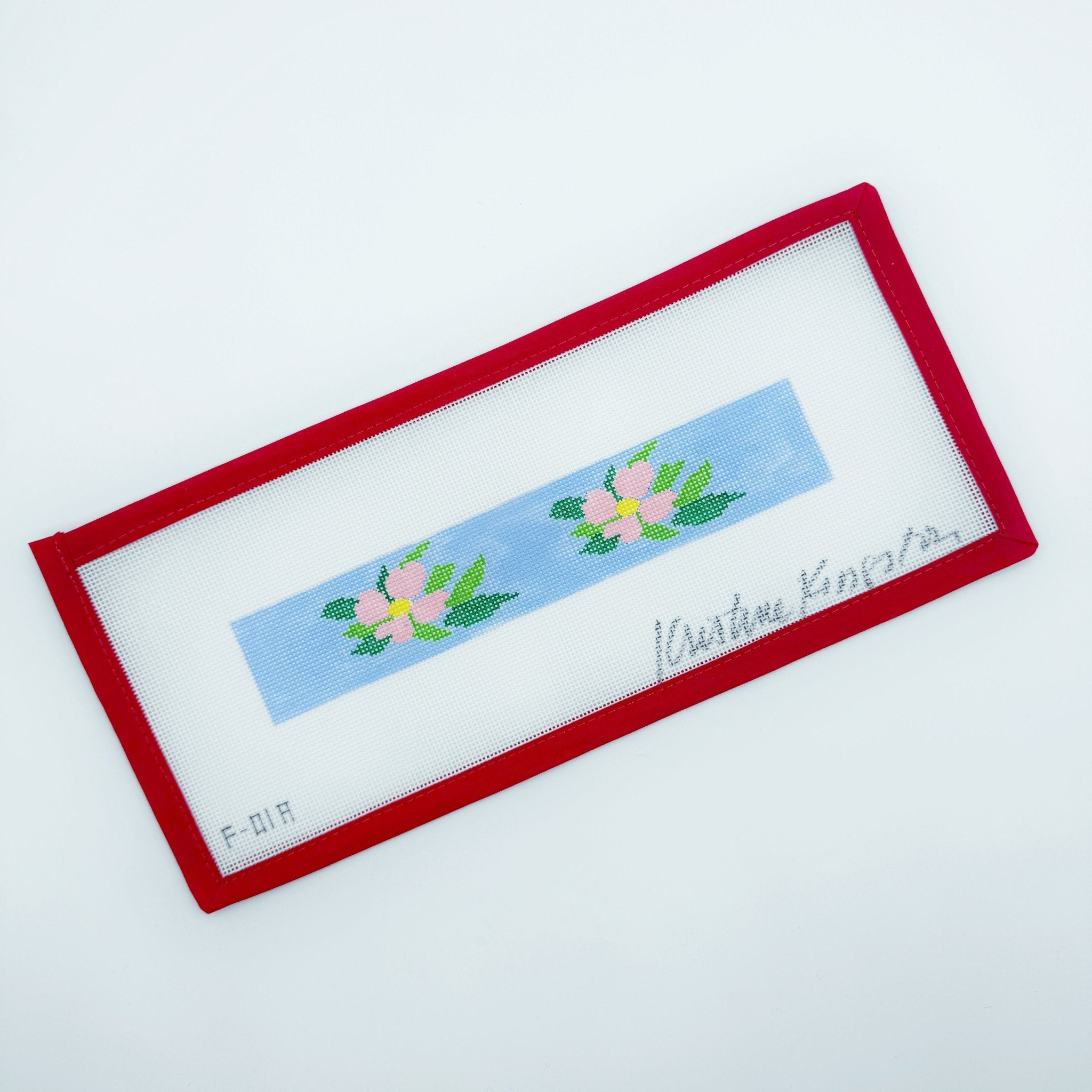 Dogwood Key Fob, blueKristine KingstonCanvasThe Red Thread Atelier