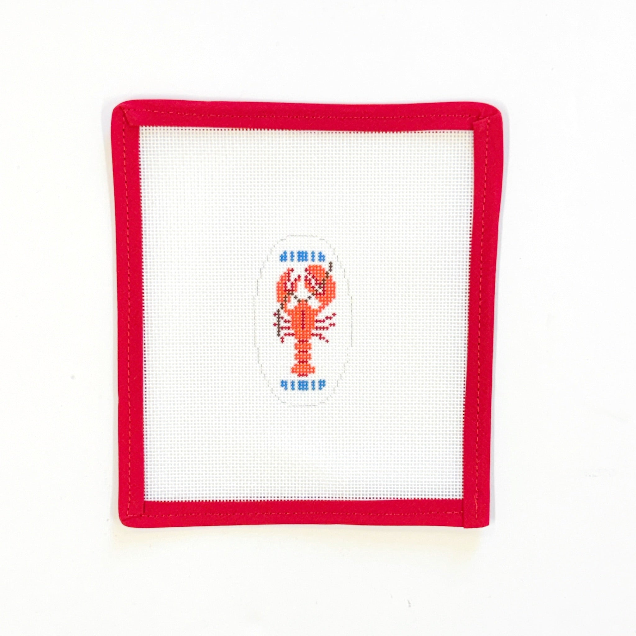 Mini Lobster Patch / FOBLittle stitches needleworksThe Red Thread Atelier