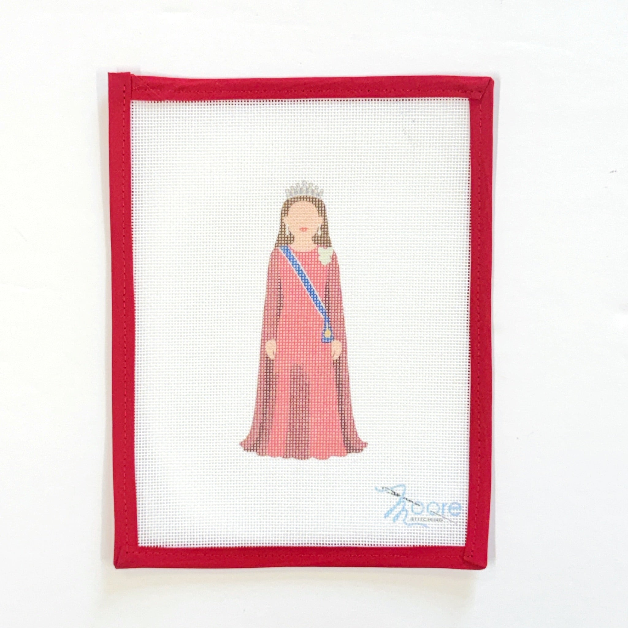 Princess Kate - State DinnerMoore StitchingCanvasThe Red Thread Atelier