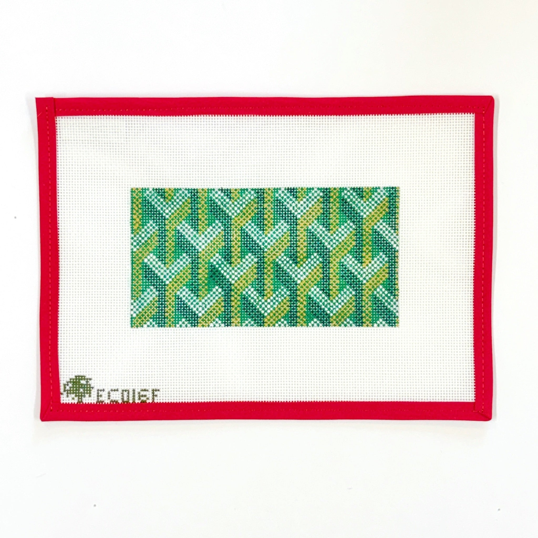 Geometric Y - Green 13 Mesh