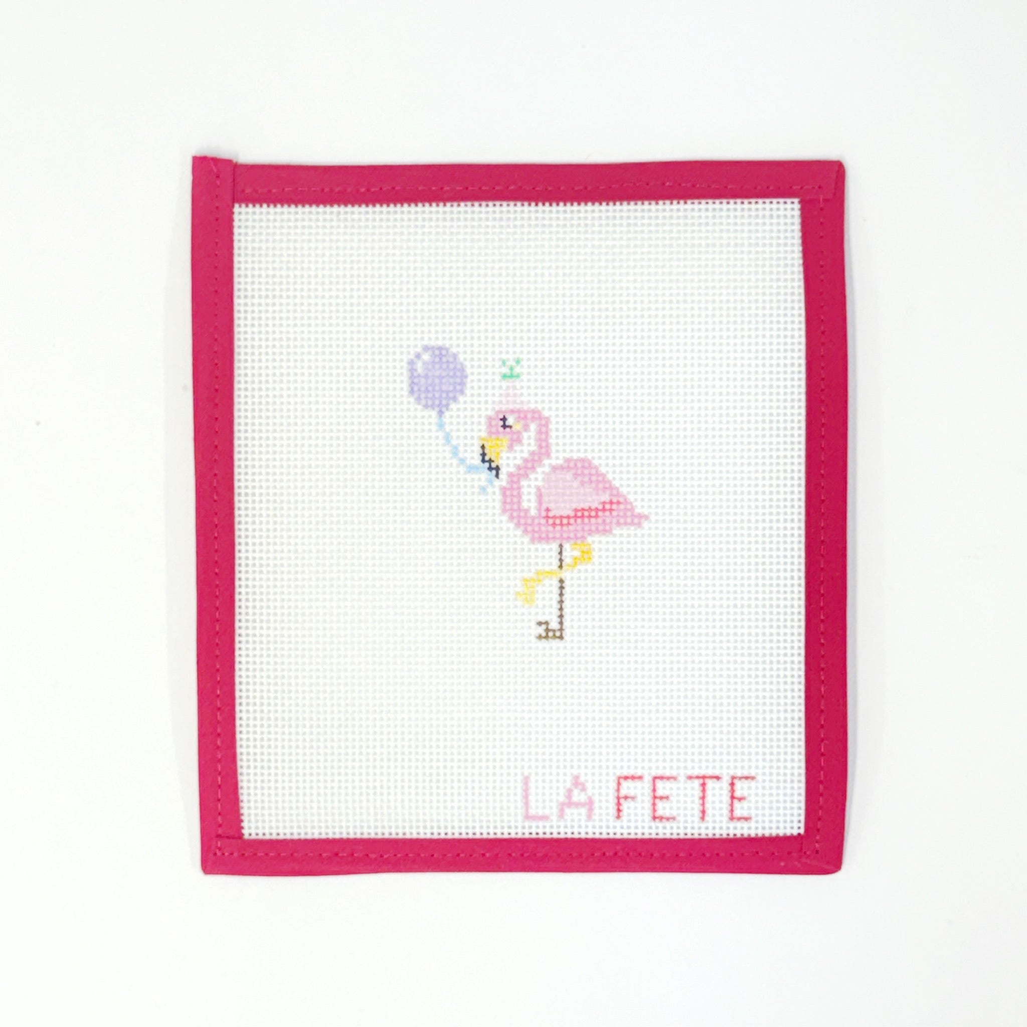 Party FlamingoLa FeteCanvasThe Red Thread Atelier