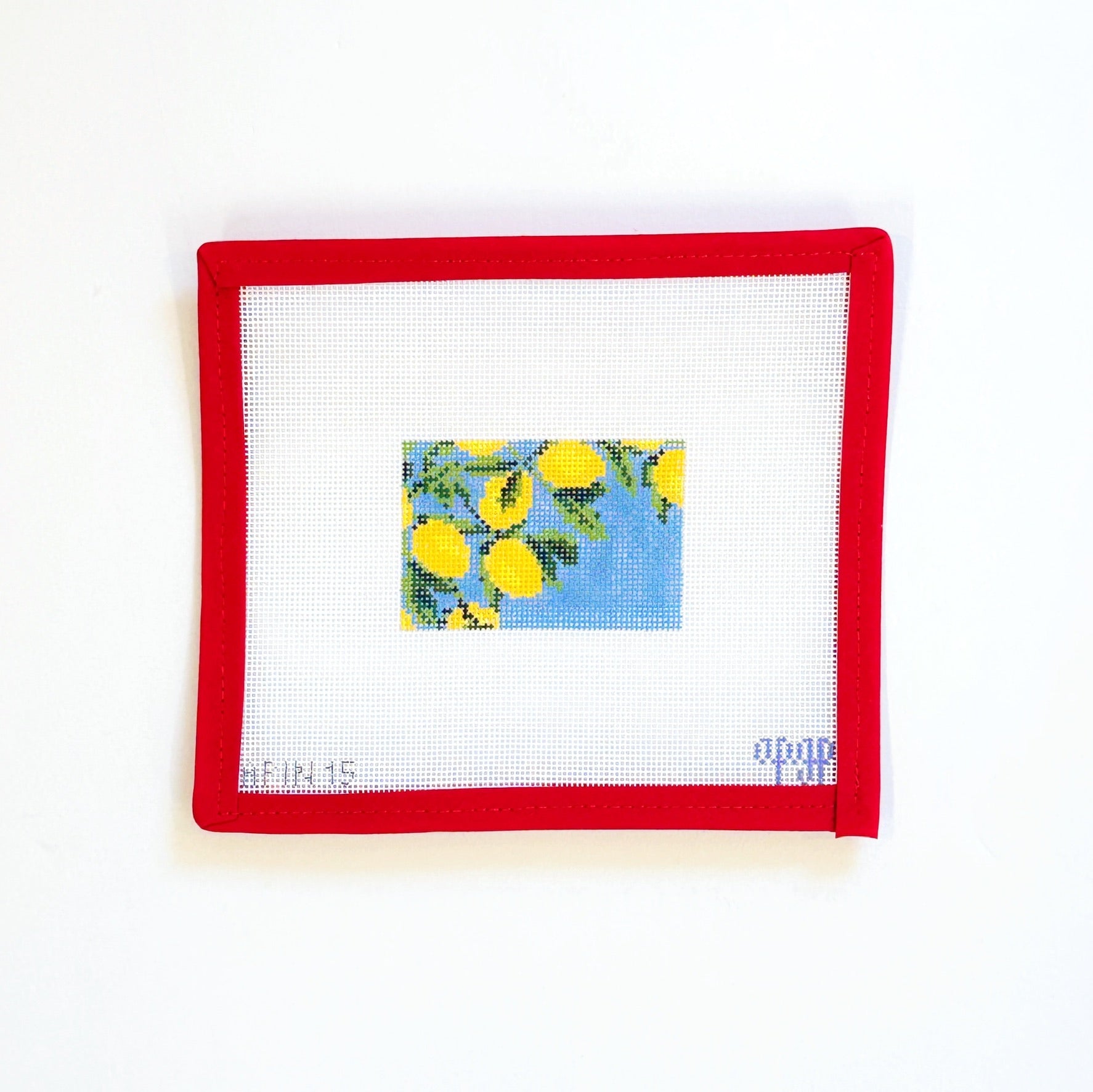 Lemons on Blue Insert