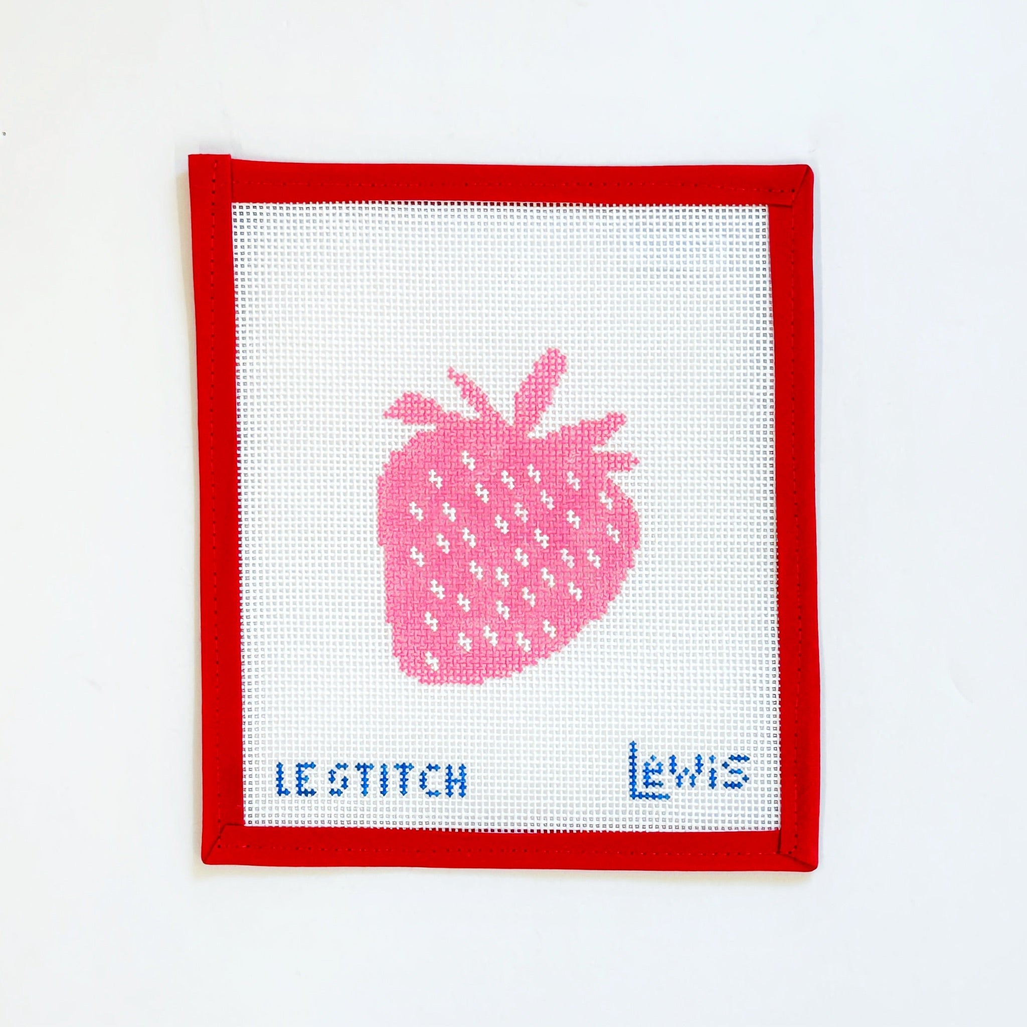 Pink StrawberryLewisCanvasThe Red Thread Atelier
