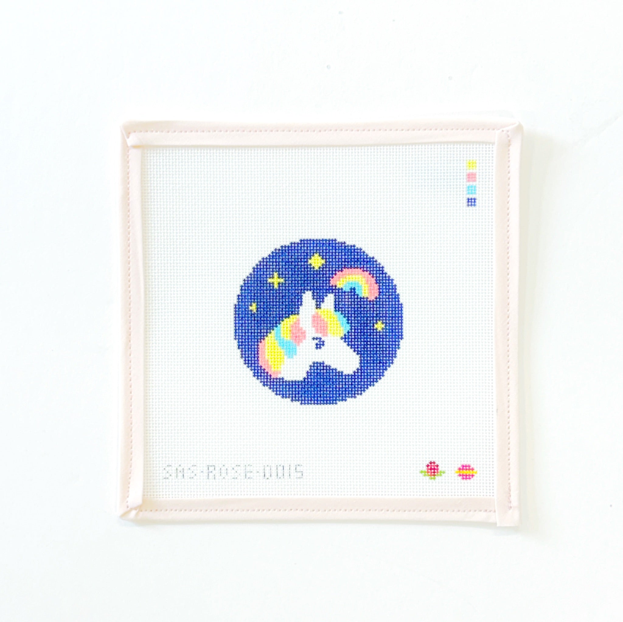 Simple Horse RoundSaturnalia StitchingCanvasThe Red Thread Atelier