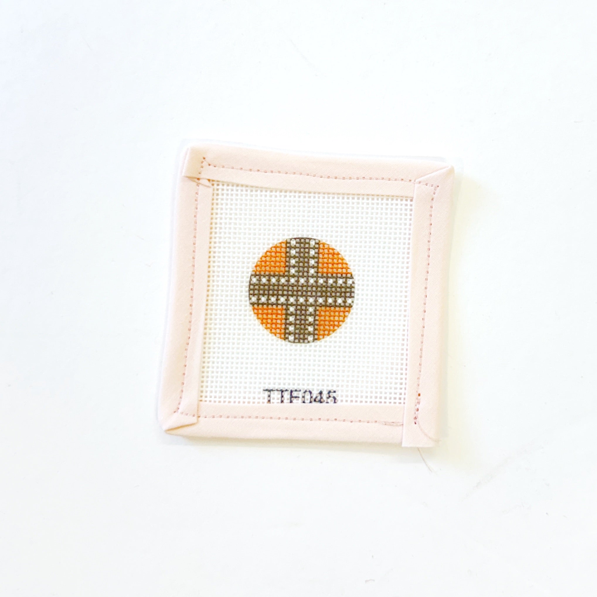 Brown Ribbon on Orange FOBTilli TomasCanvasThe Red Thread Atelier